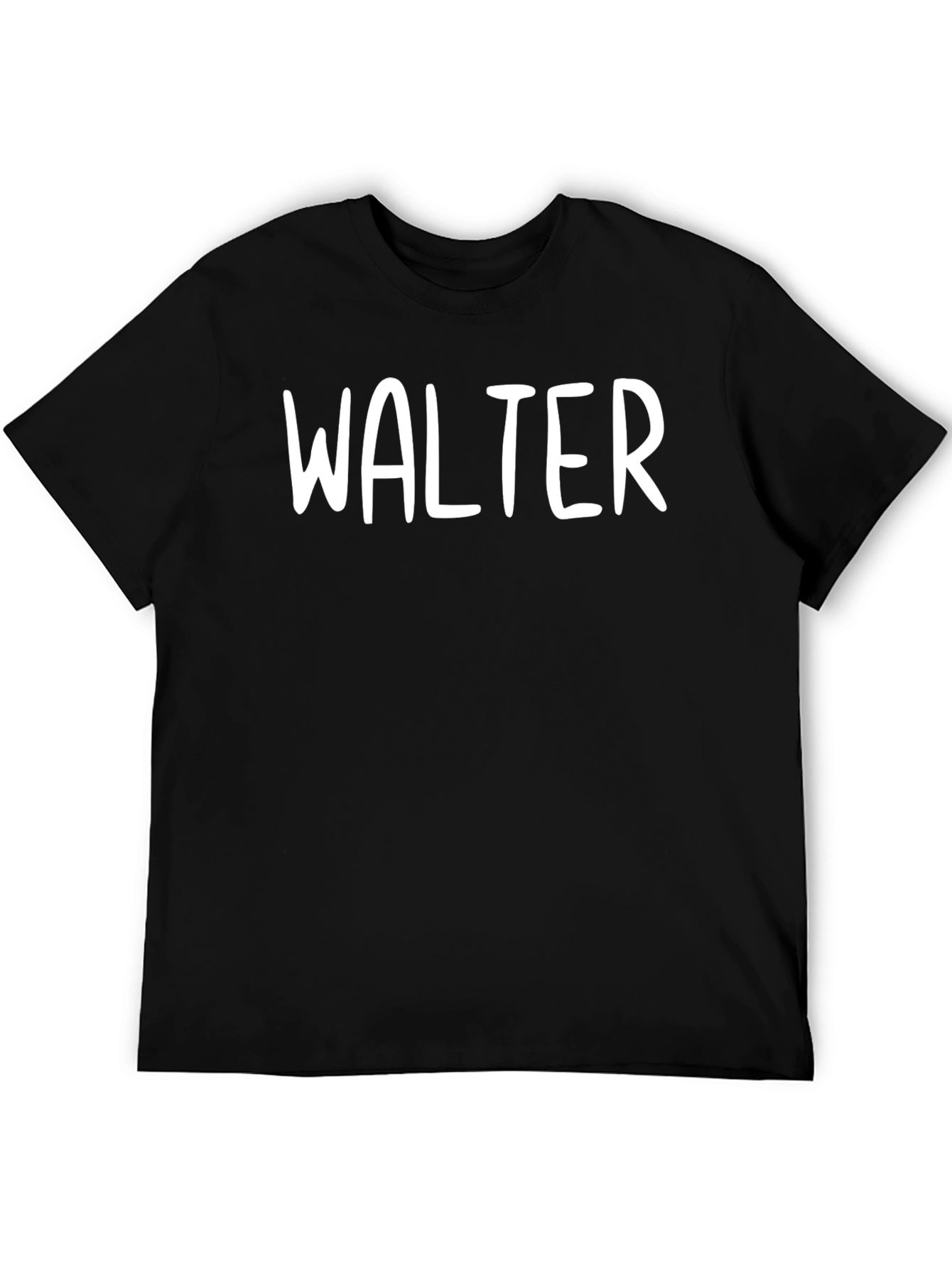 Walter T-Shirt - Black Cotton Tee