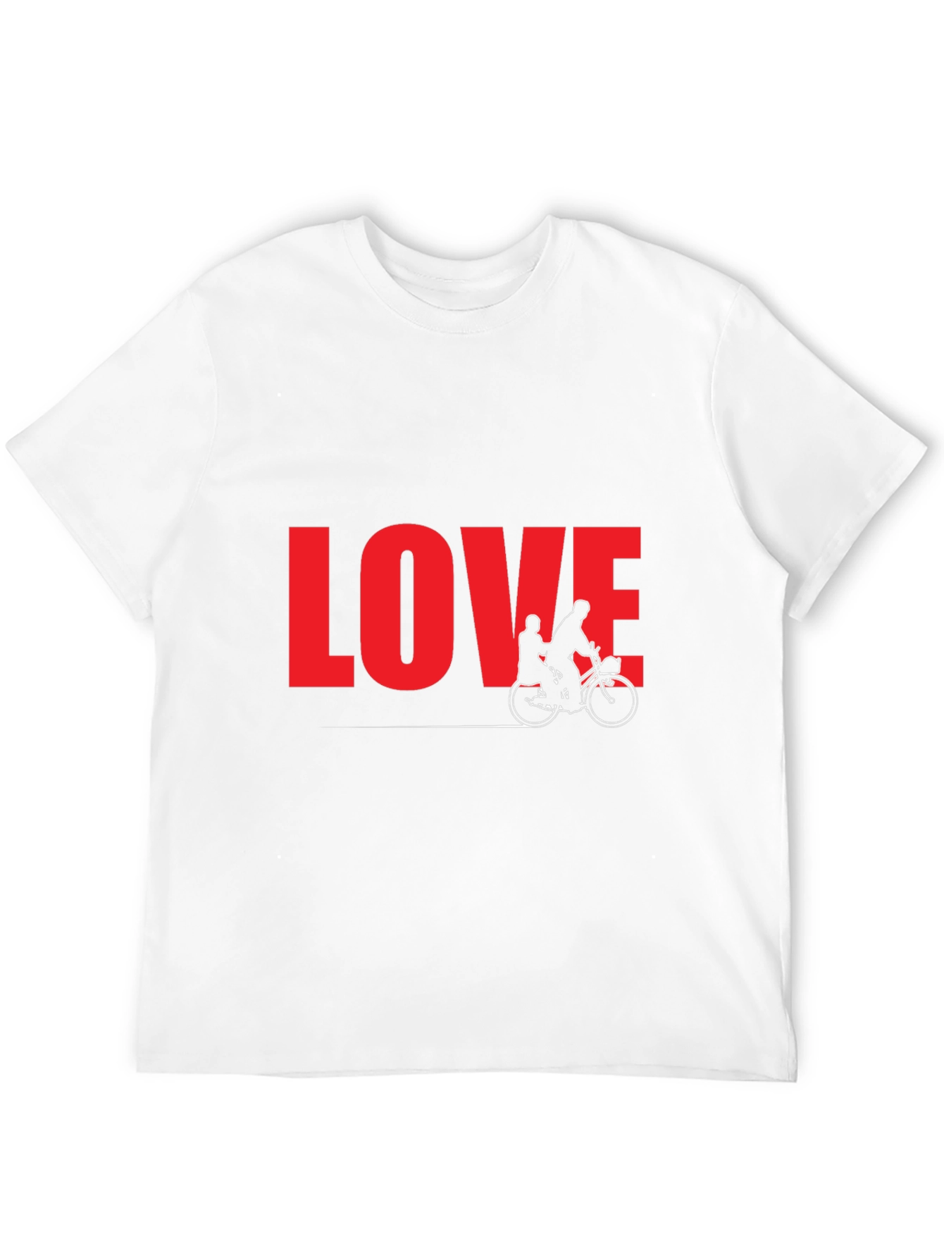 Love Tandem Bike Graphic Tee
