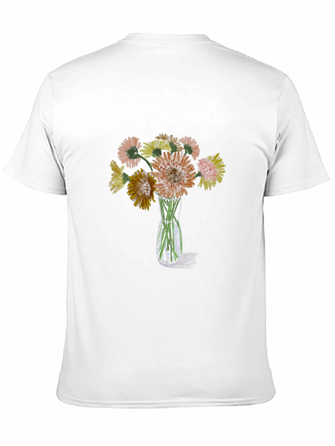 Floral Bouquet Graphic T-Shirt - Black