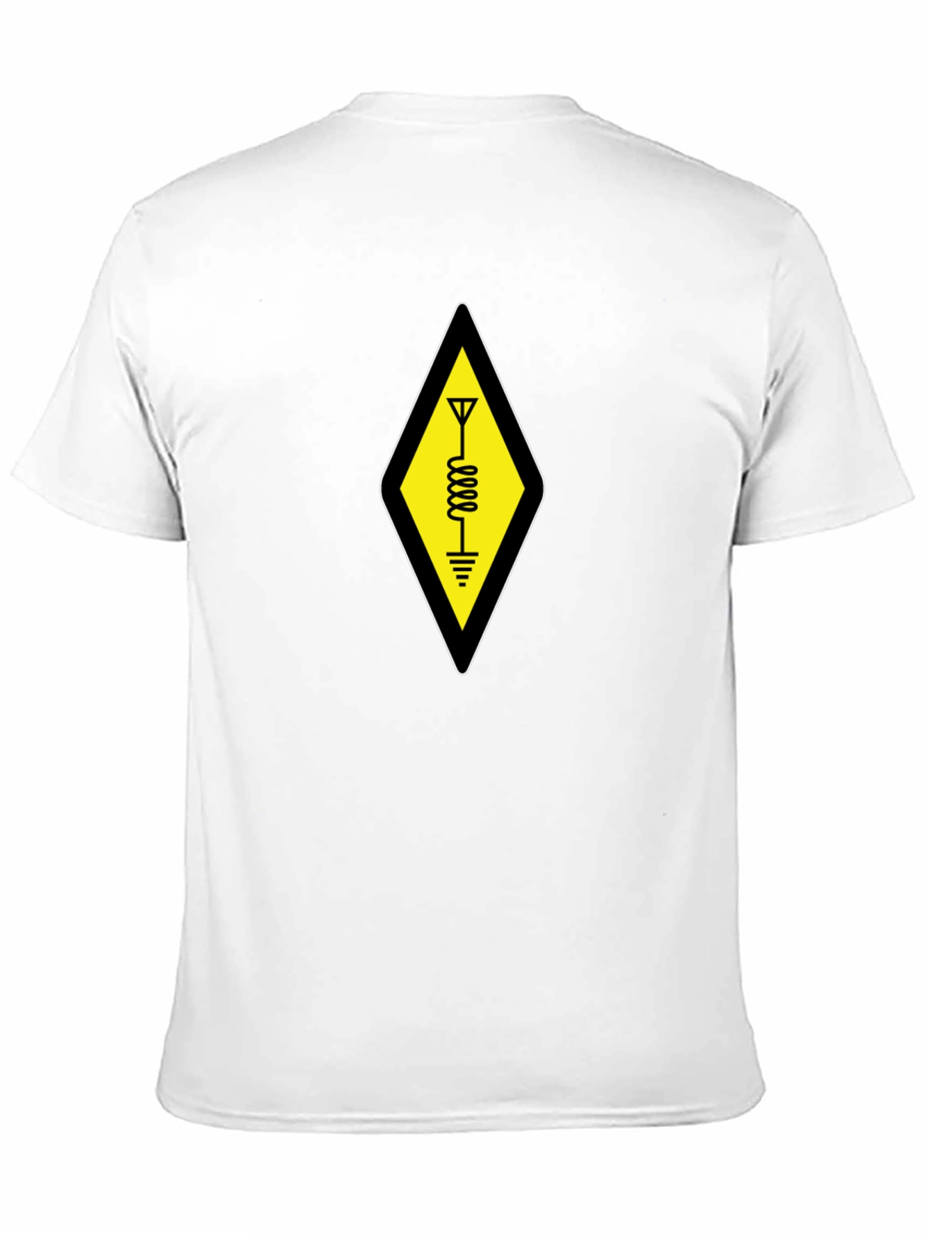 Ham Radio Operator T-Shirt - Yellow Diamond Design