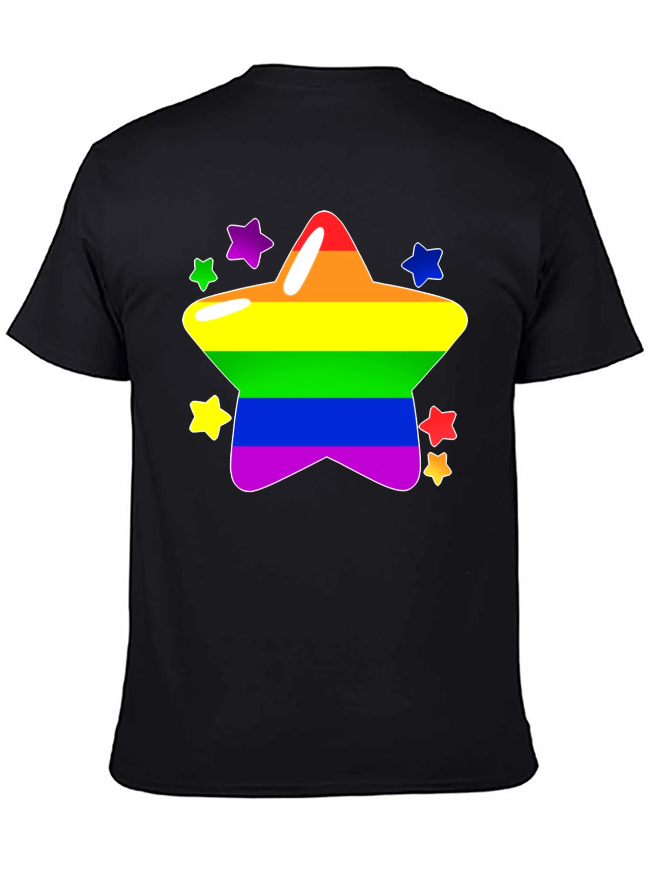 Rainbow Star Graphic Tee - Pride T-Shirt