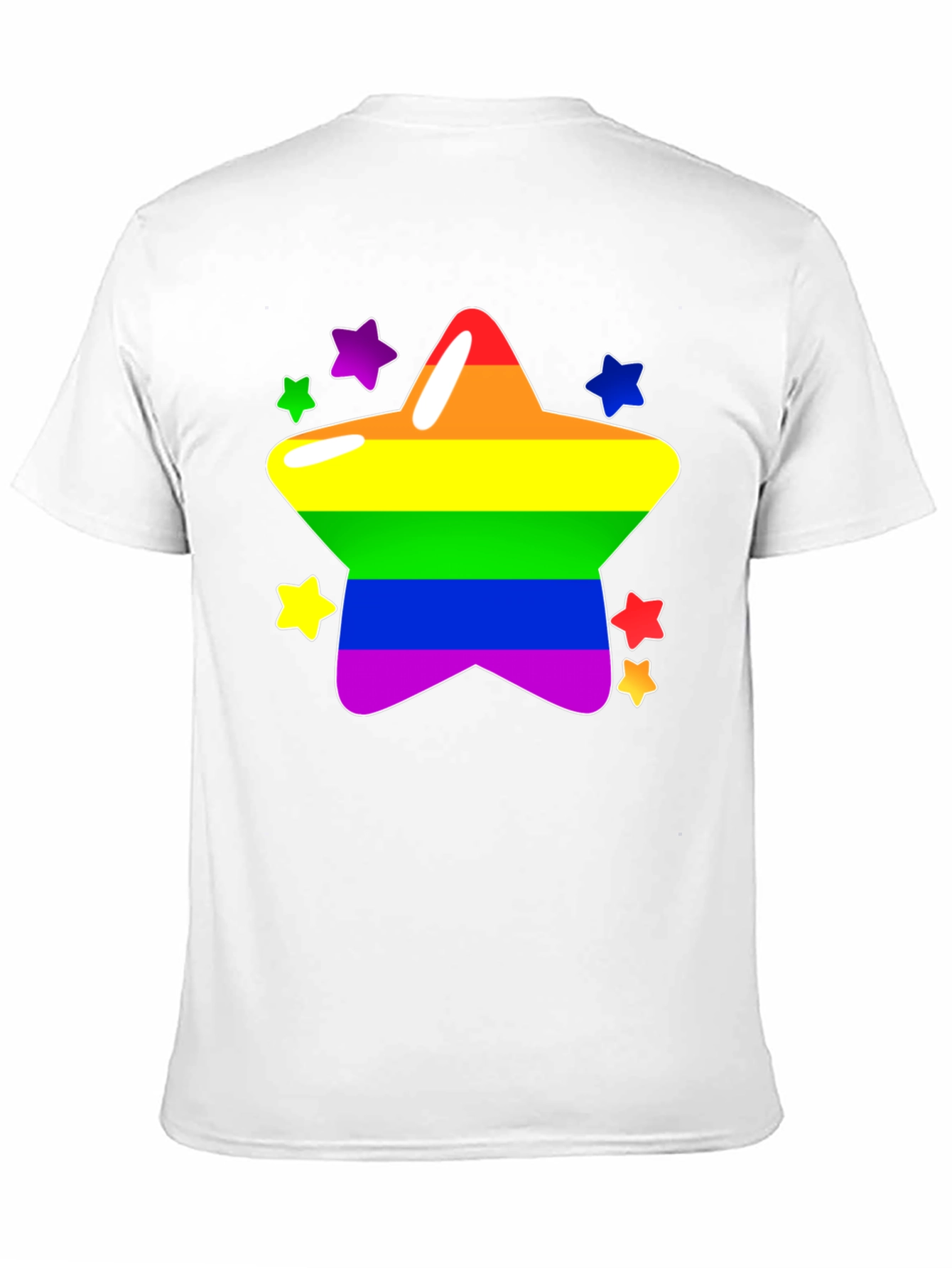 Rainbow Star Graphic Tee - Pride T-Shirt