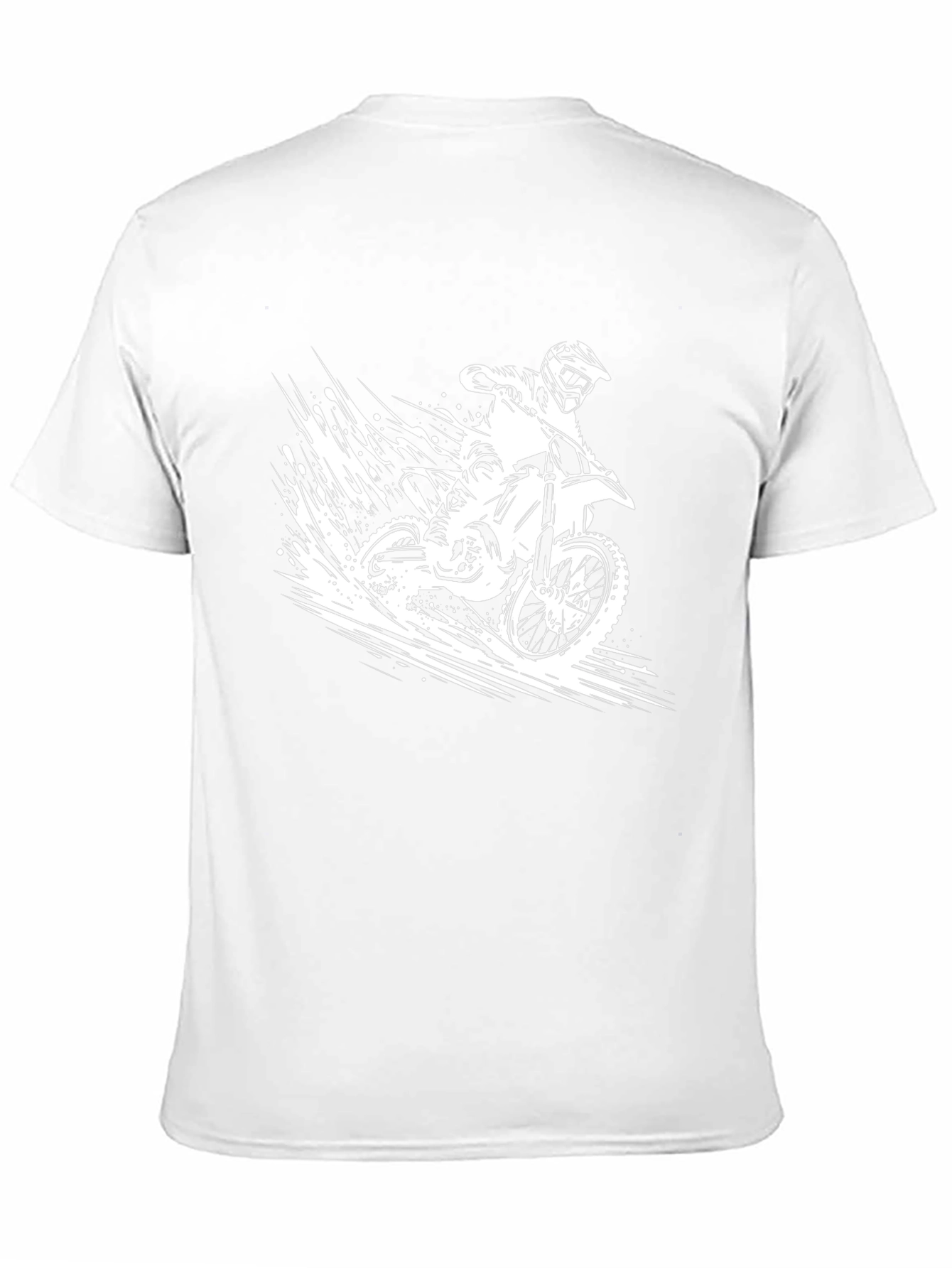 Motorcross Rider Black Graphic Tee
