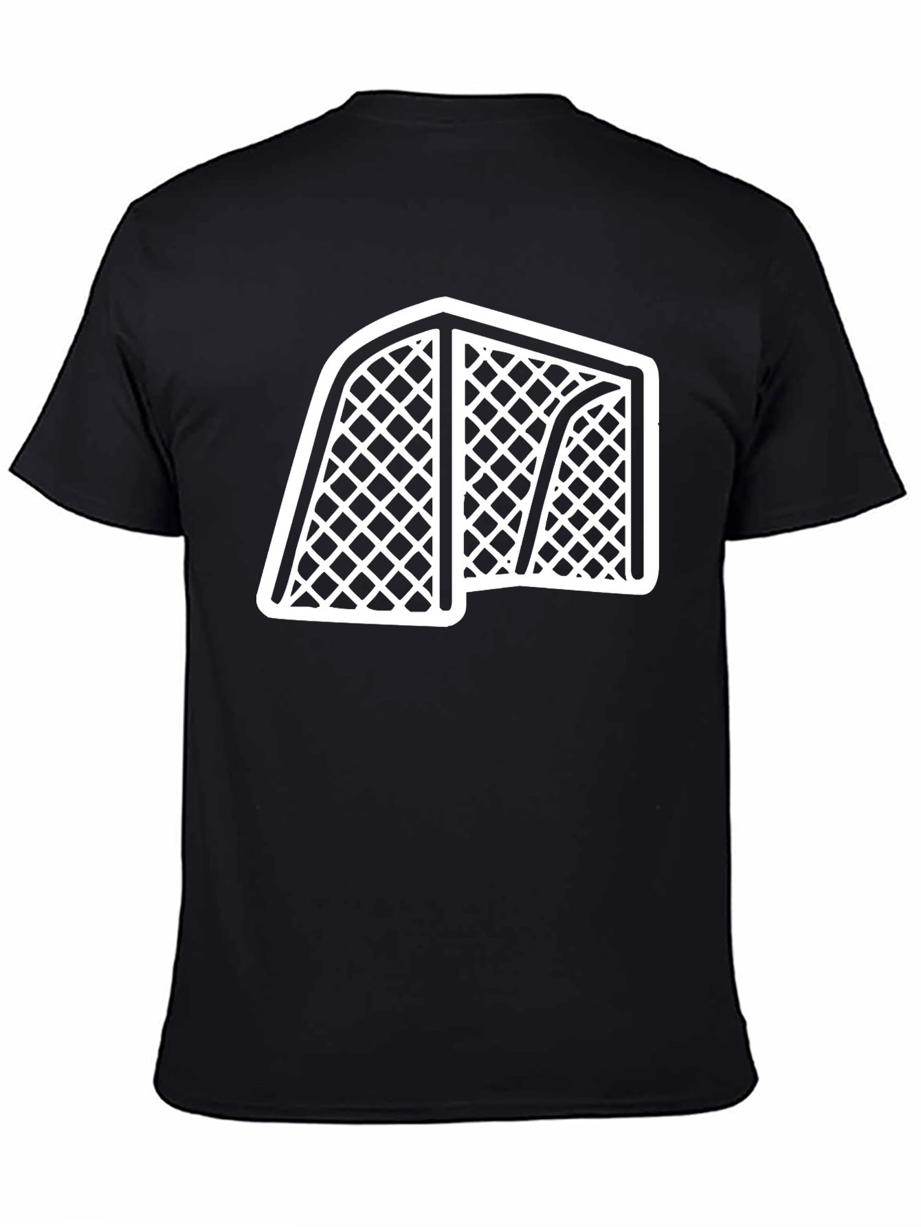 Hockey Goal T-Shirt - Black Graphic Tee