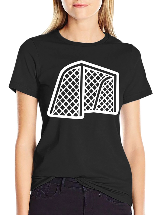 Hockey Goal T-Shirt - Black Graphic Tee