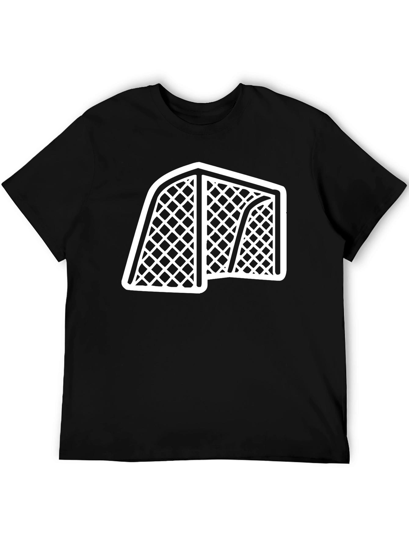 Hockey Goal T-Shirt - Black Graphic Tee