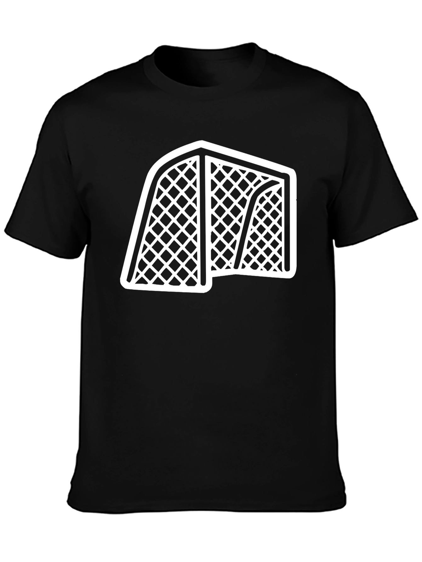 Hockey Goal T-Shirt - Black Graphic Tee