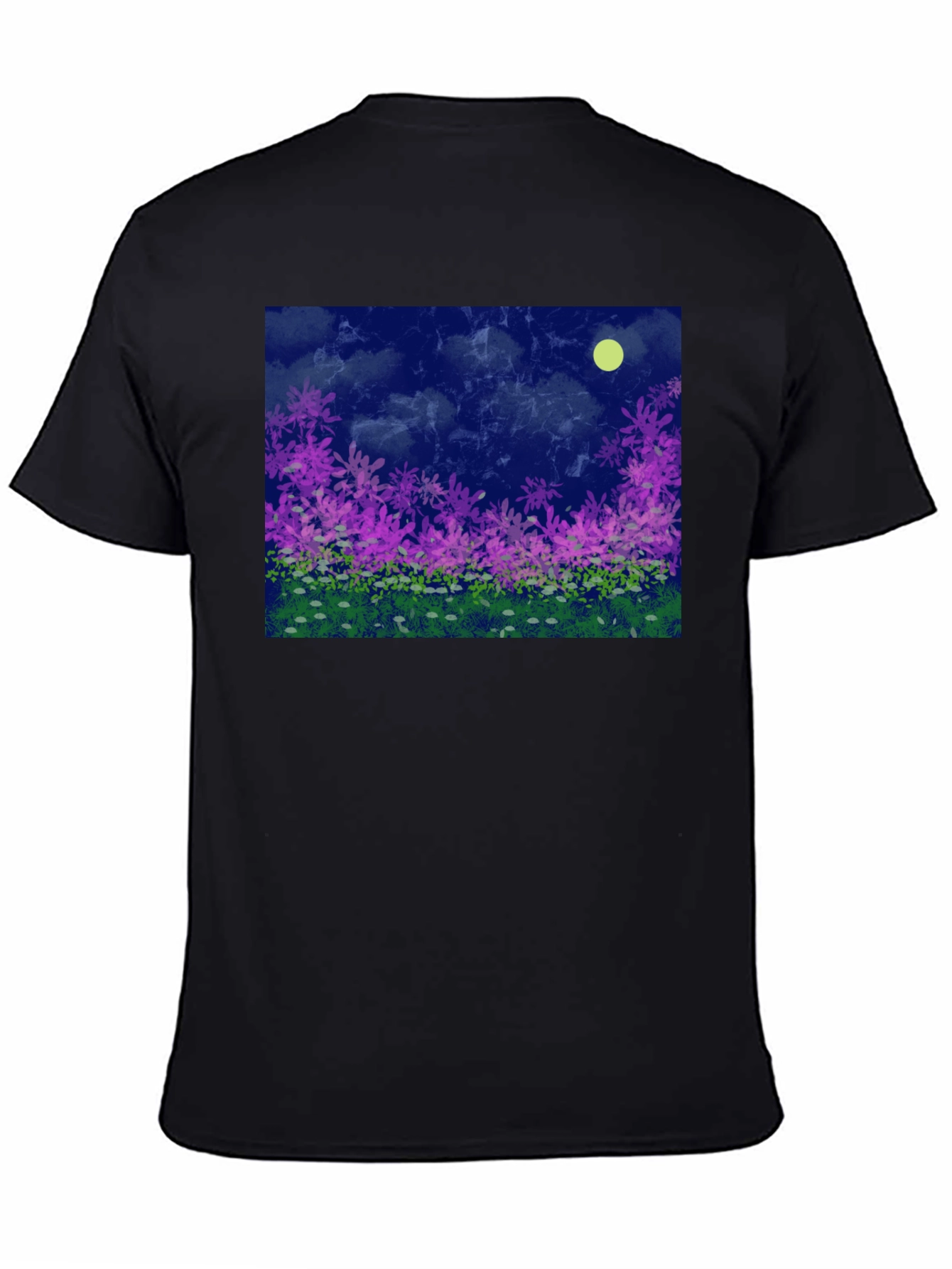 Floral Moonlit Meadow Graphic Tee