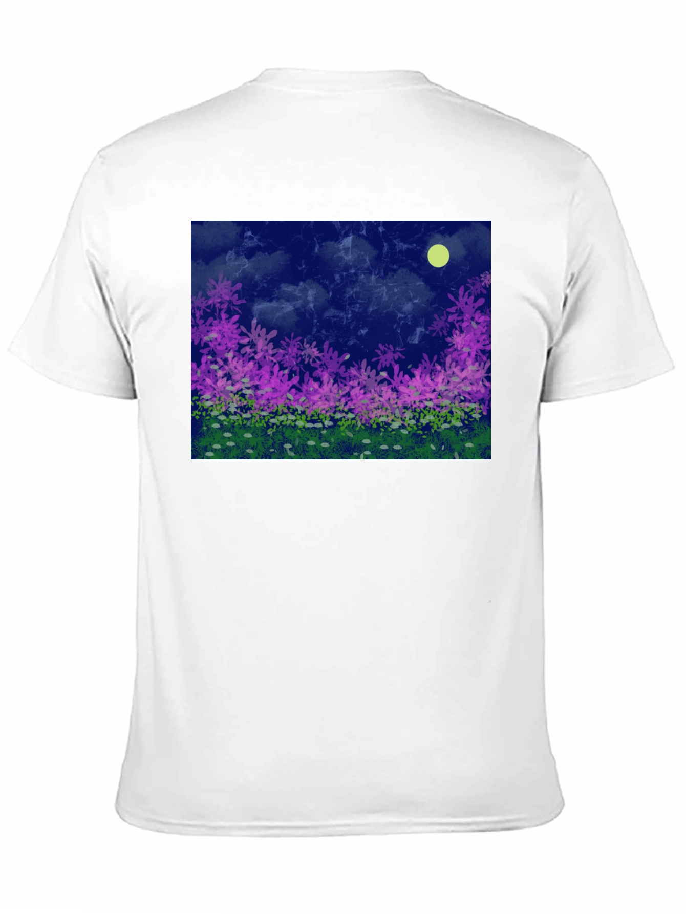 Floral Moonlit Meadow Graphic Tee