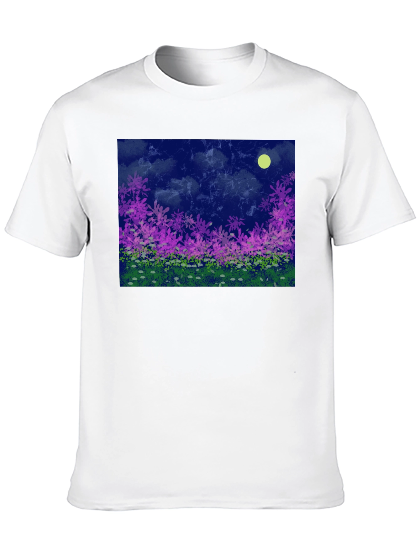 Floral Moonlit Meadow Graphic Tee