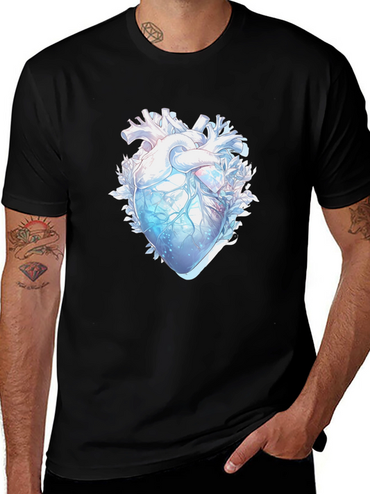 Anatomical Heart Graphic Tee - Unique Design