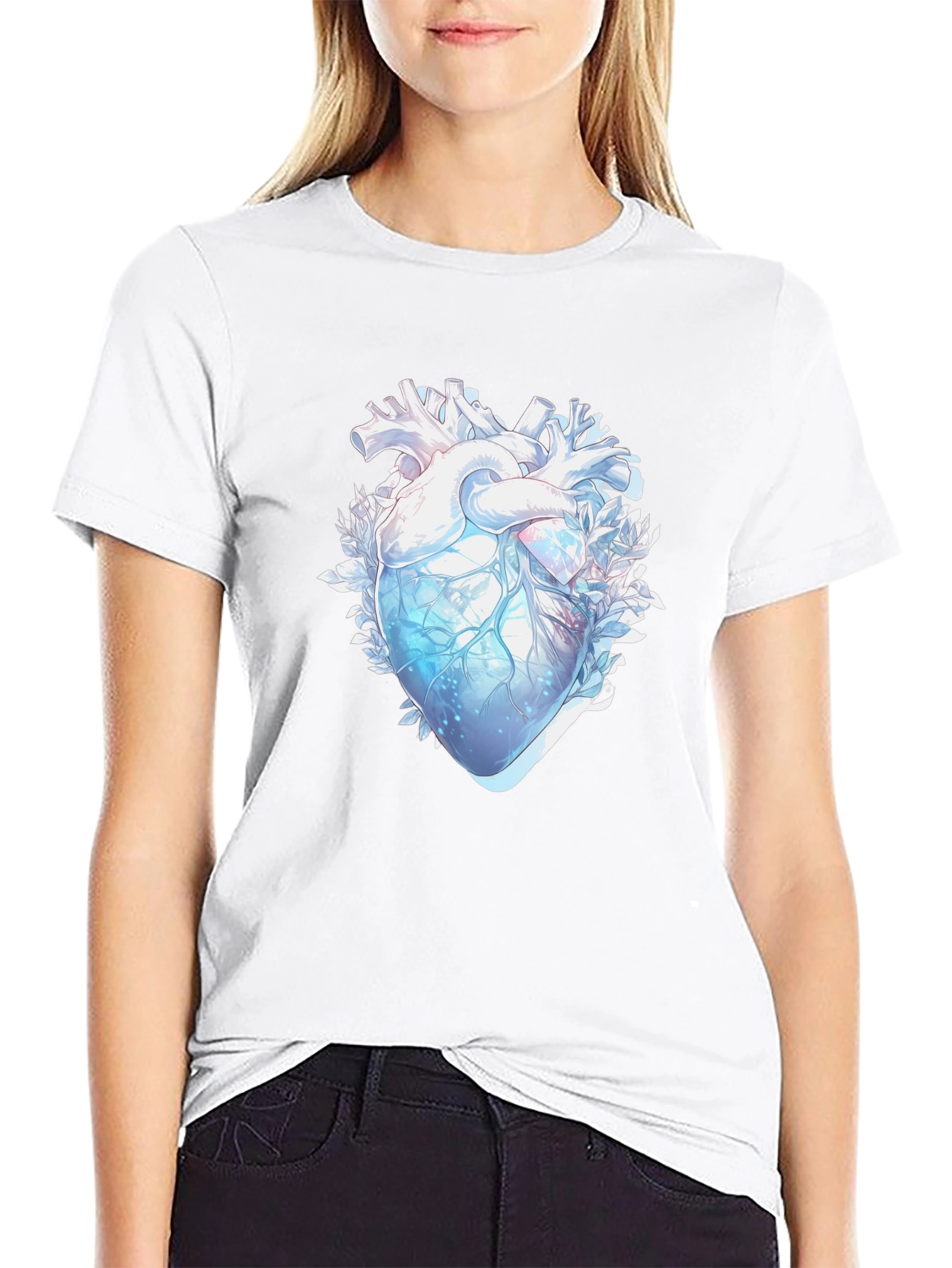 Anatomical Heart Graphic Tee - Unique Design