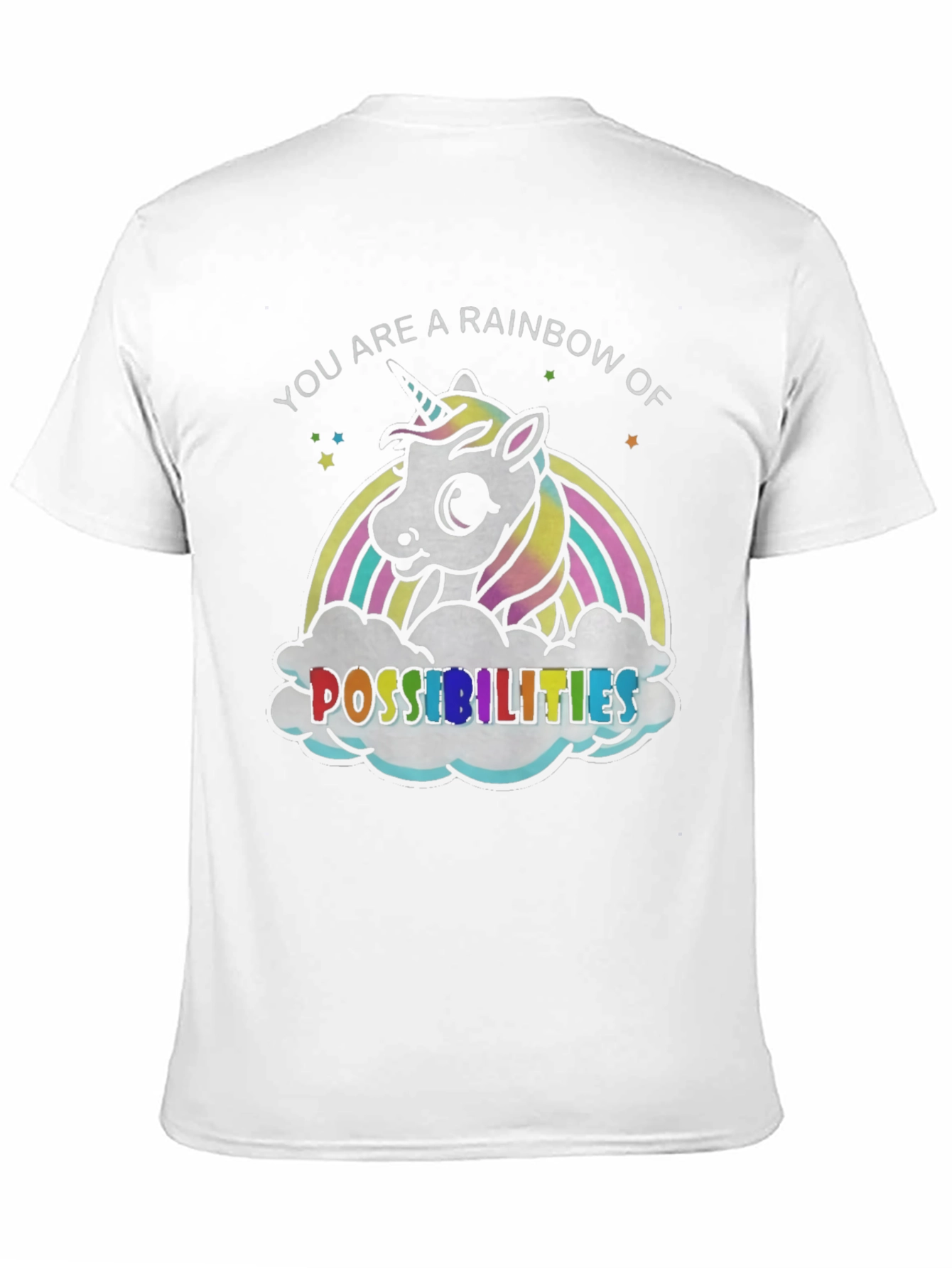 Rainbow Unicorn Possibilities Graphic Tee