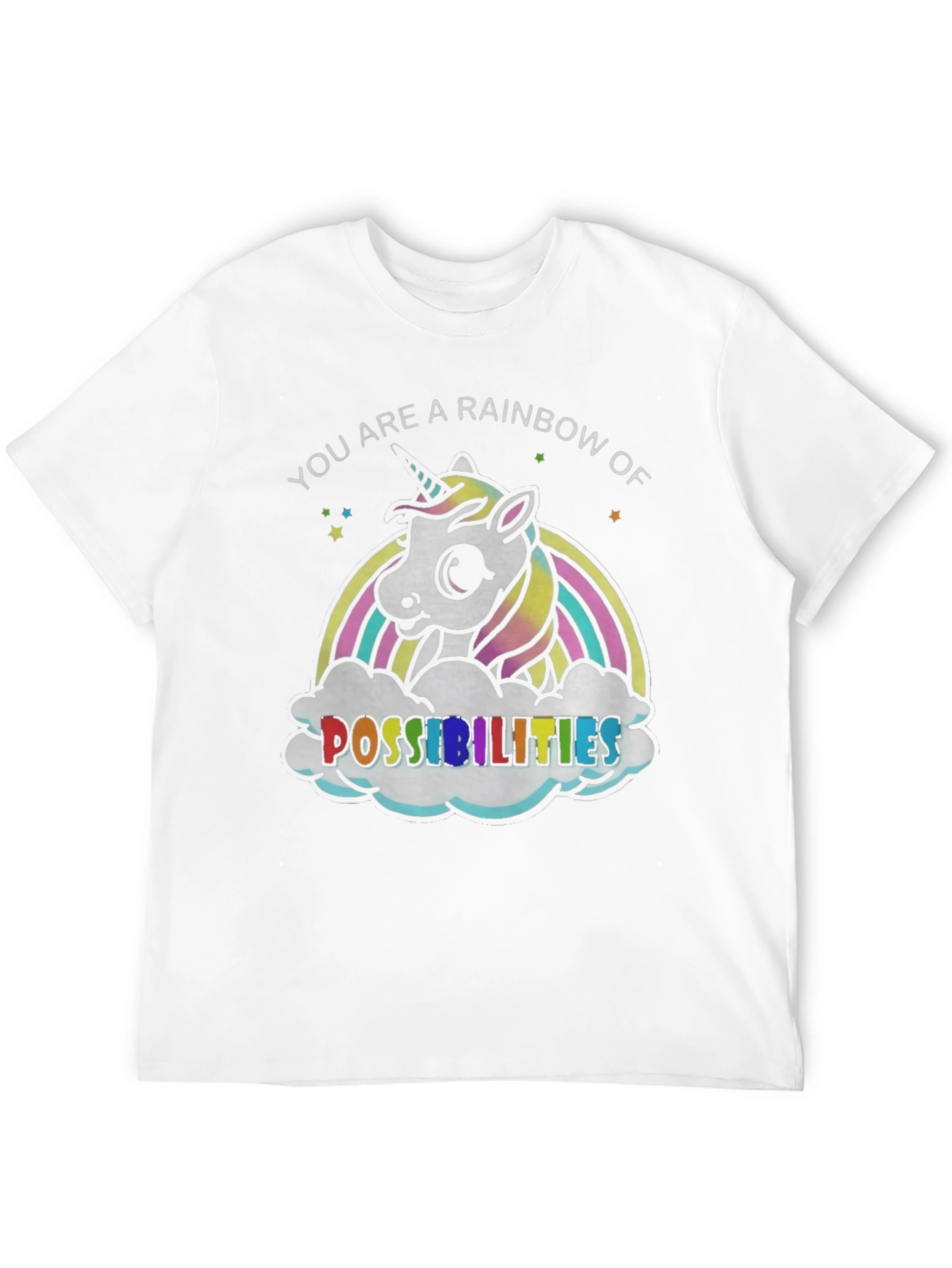 Rainbow Unicorn Possibilities Graphic Tee