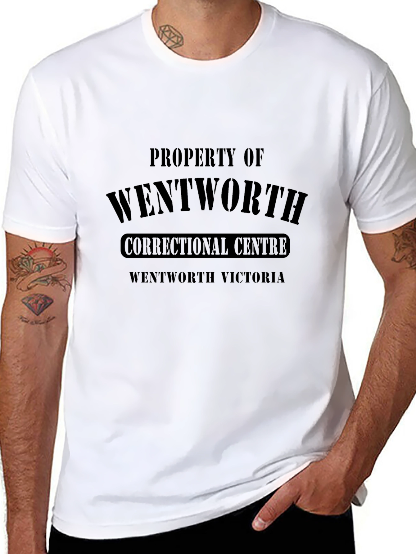 Wentworth Correctional Centre Black T-Shirt