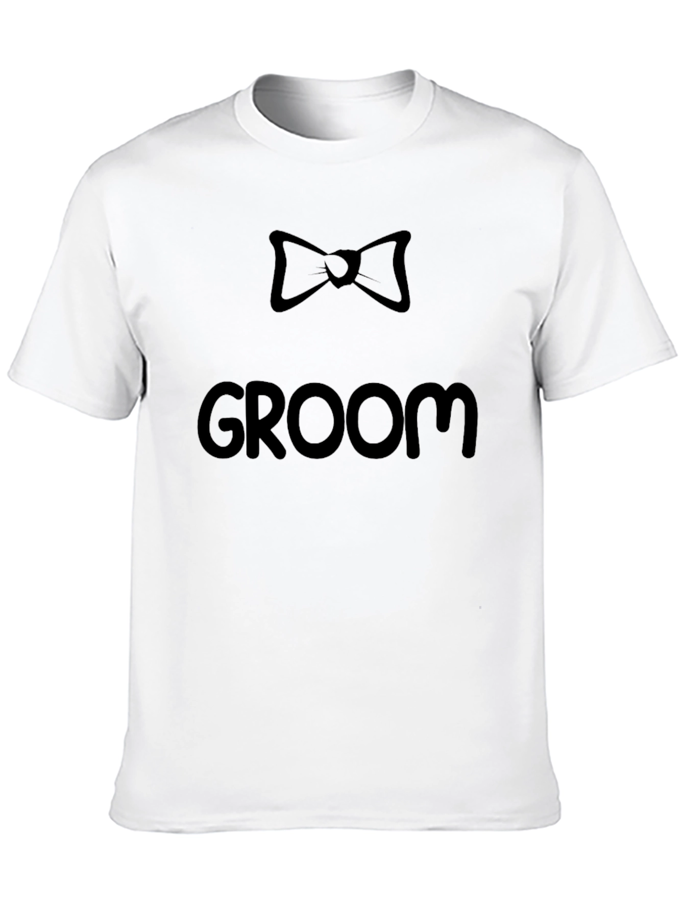 Groom T-Shirt - Bowtie Graphic