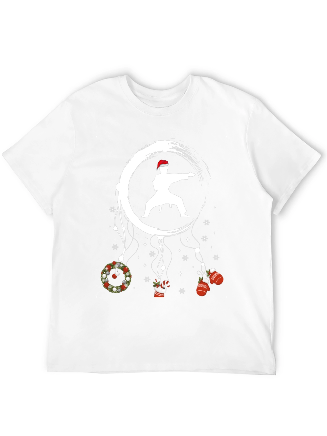 Christmas Karate Graphic Tee - Holiday Martial Arts Shirt
