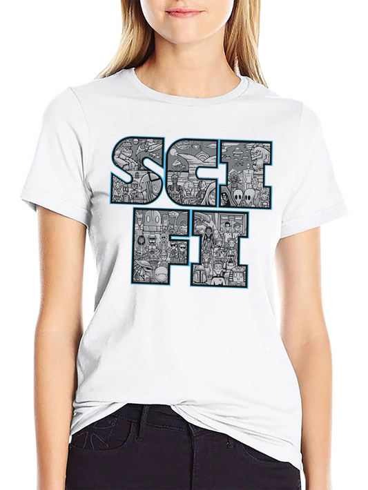 SCI-FI Character T-Shirt - Unique Graphic Tee
