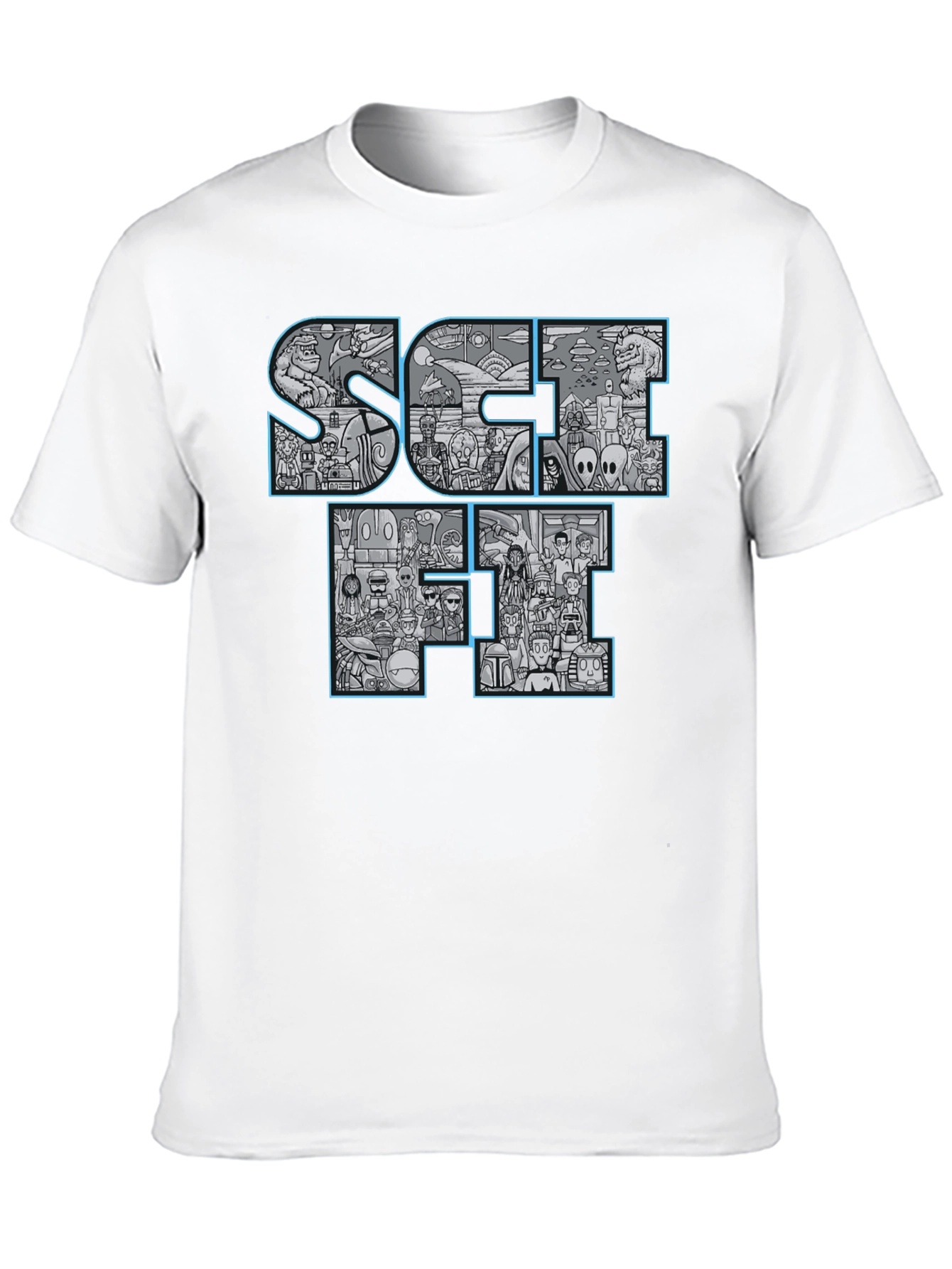 SCI-FI Character T-Shirt - Unique Graphic Tee