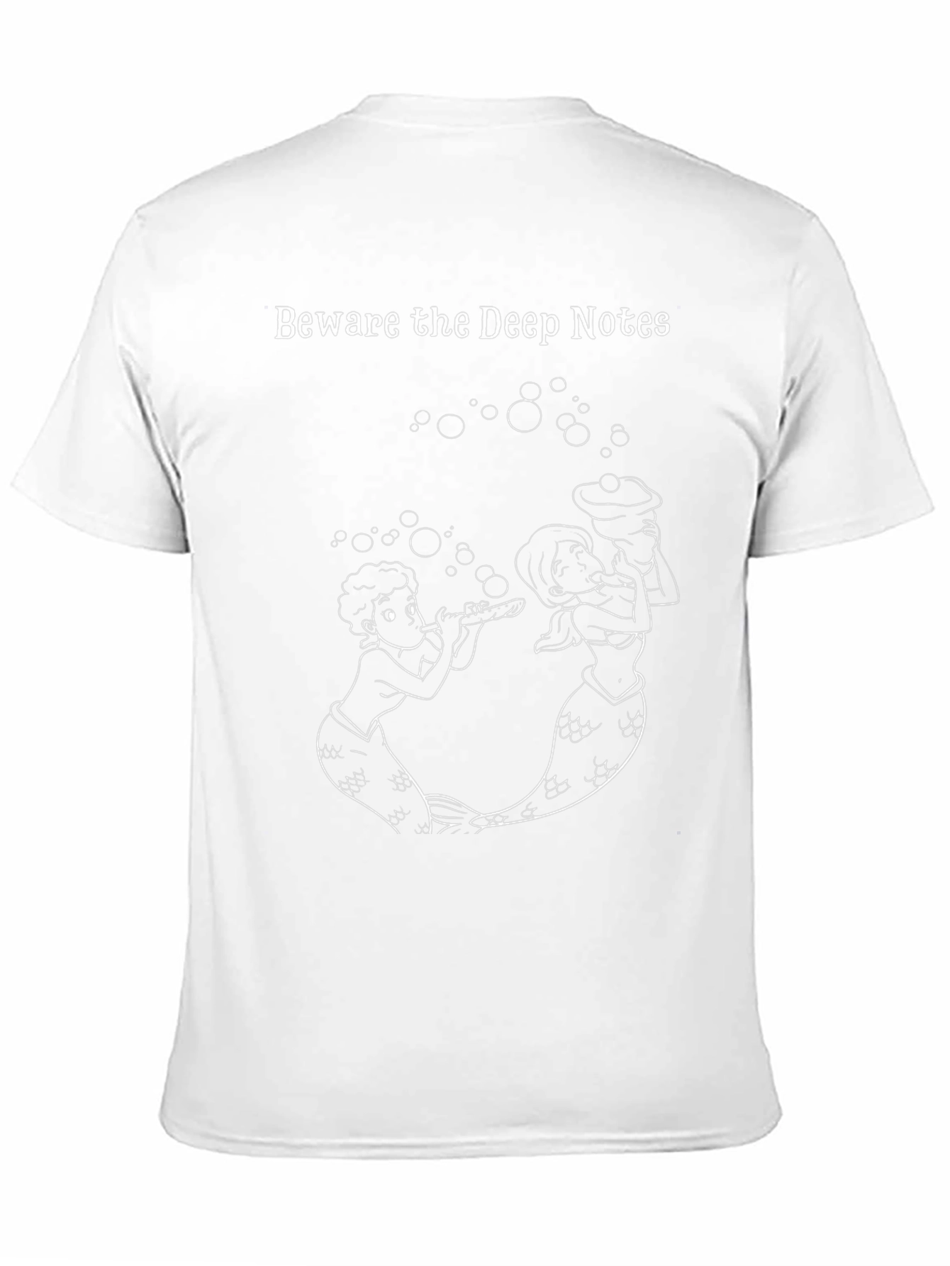 Beware the Deep Notes Black Graphic Tee