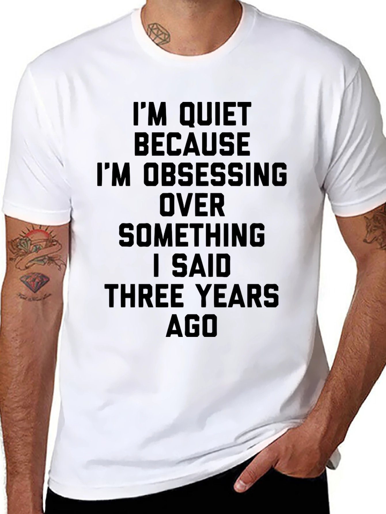 Quiet Obsessing T-Shirt - Funny Sarcastic Humor Tee