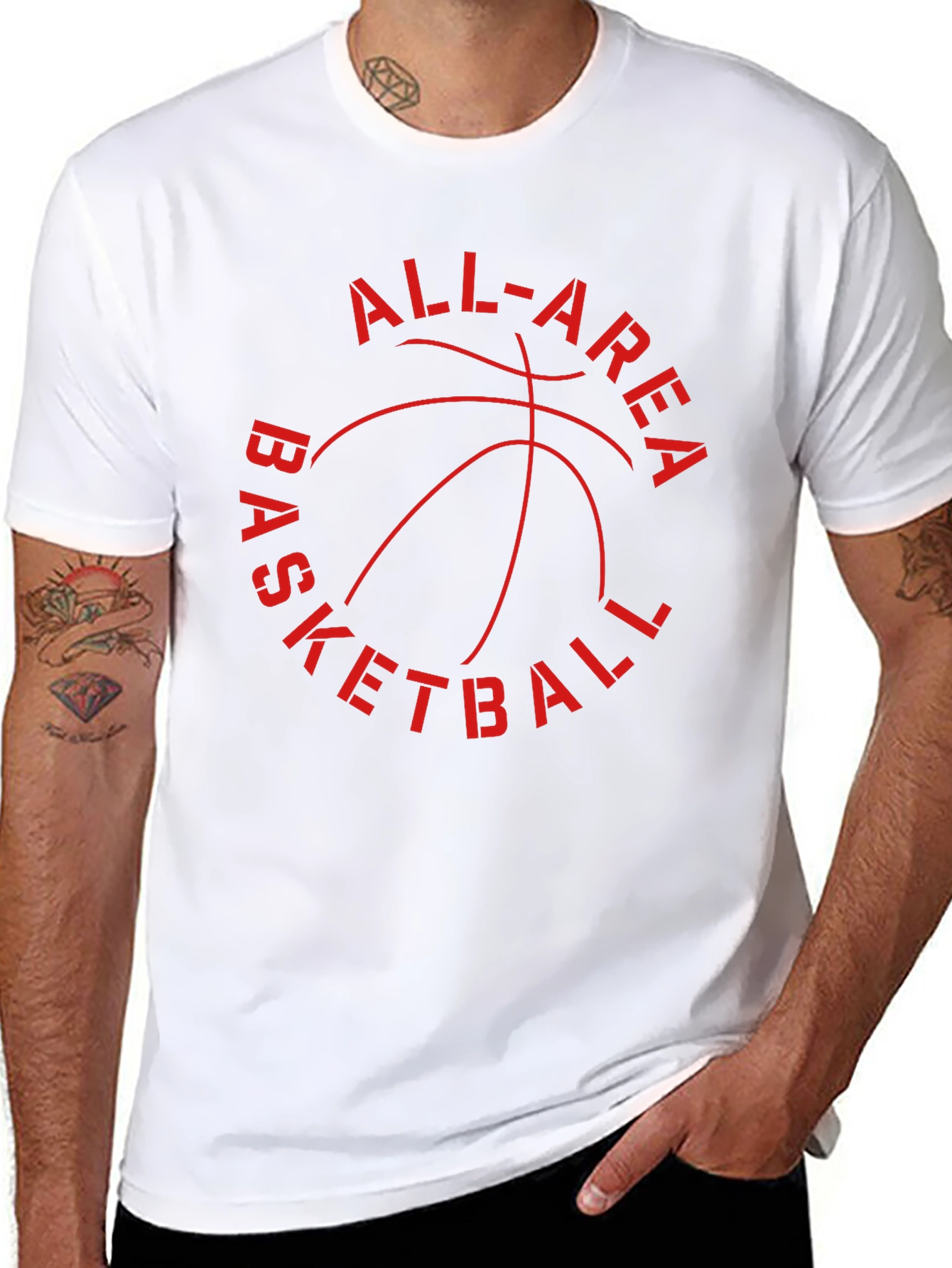 All-Area Basketball Graphic T-Shirt