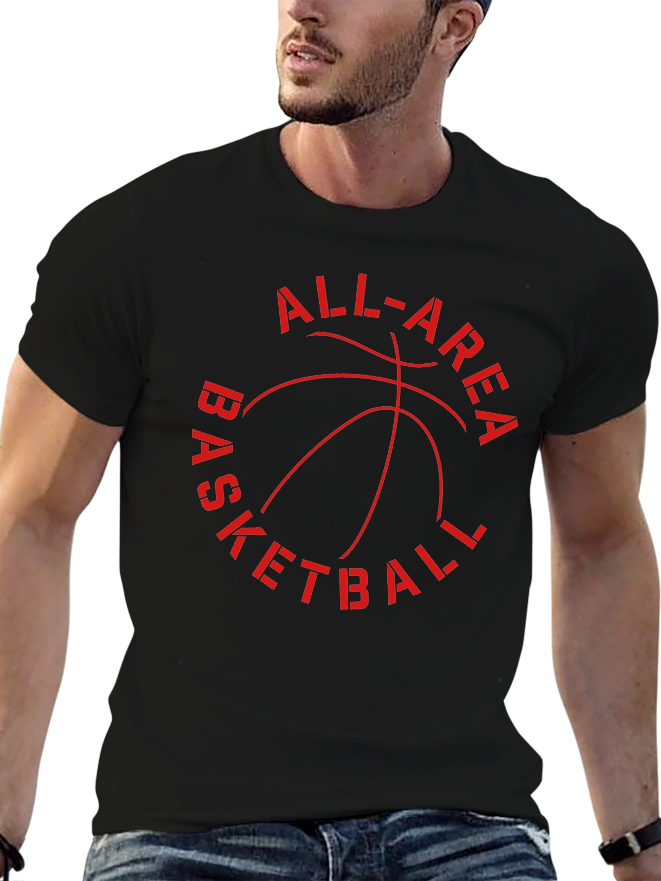 All-Area Basketball Graphic T-Shirt