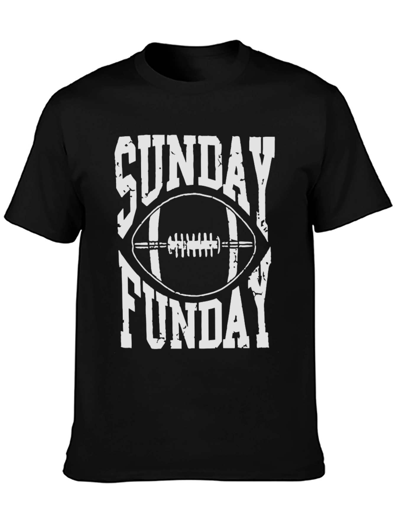 Sunday Funday Football Graphic T-Shirt