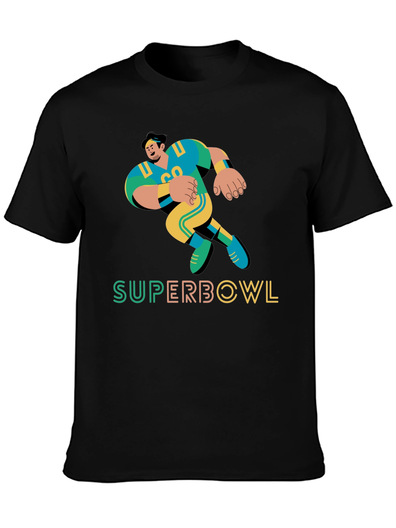 Super Bowl Football Graphic Tee