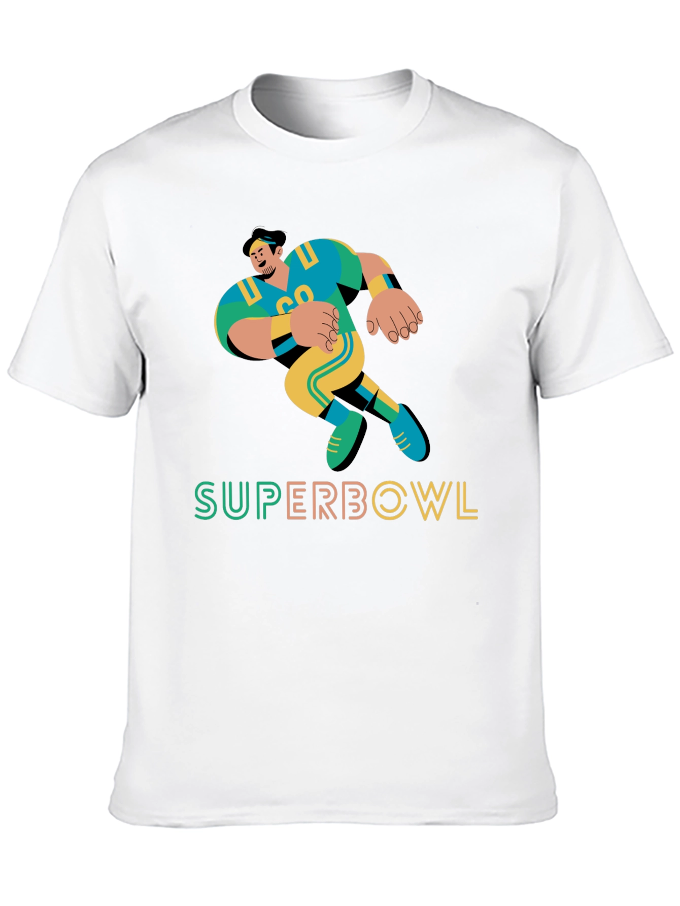 Super Bowl Football Graphic Tee