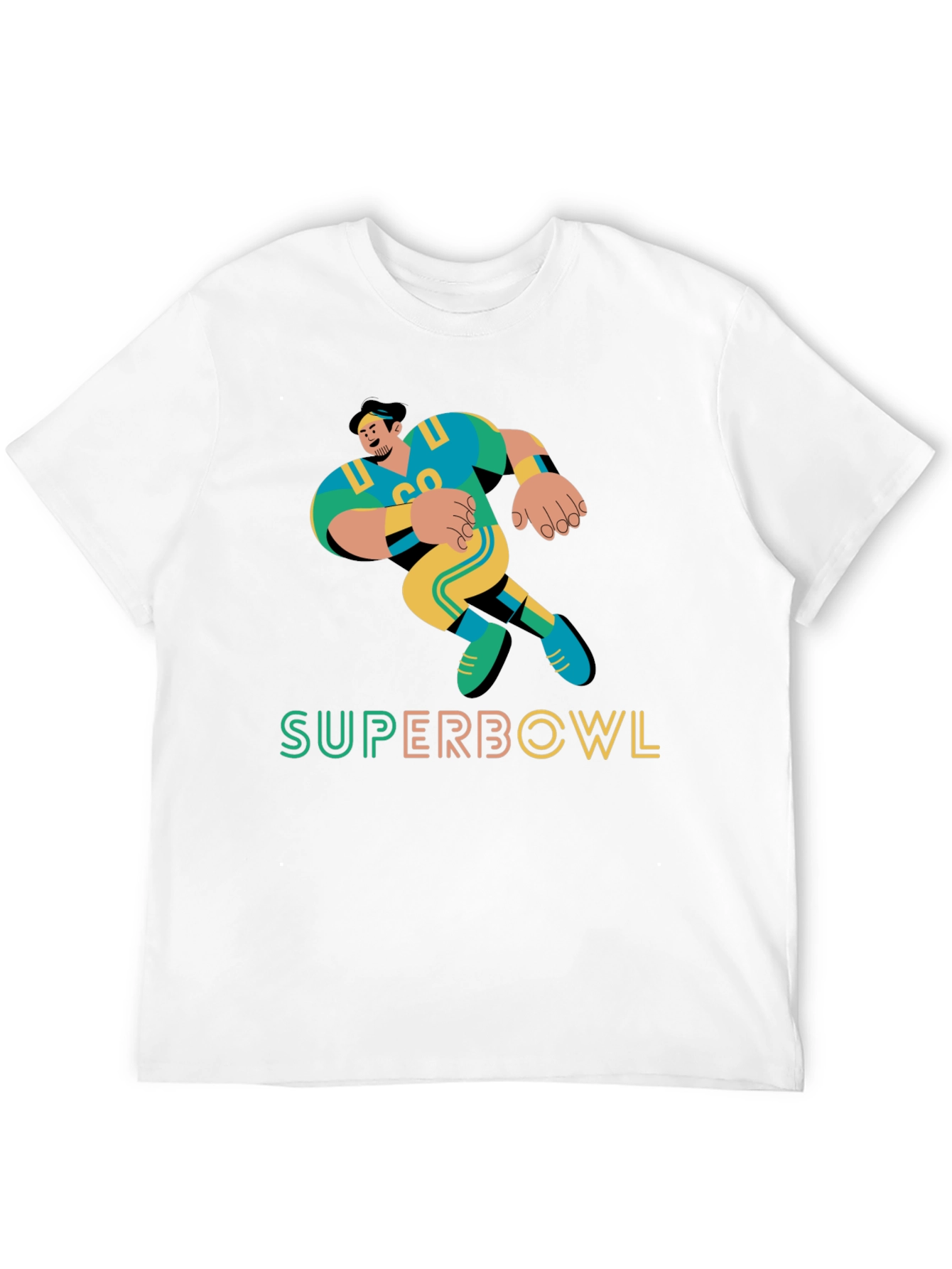Super Bowl Football Graphic Tee