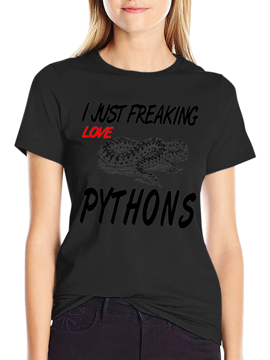 I Just Freaking Love Pythons Graphic Tee