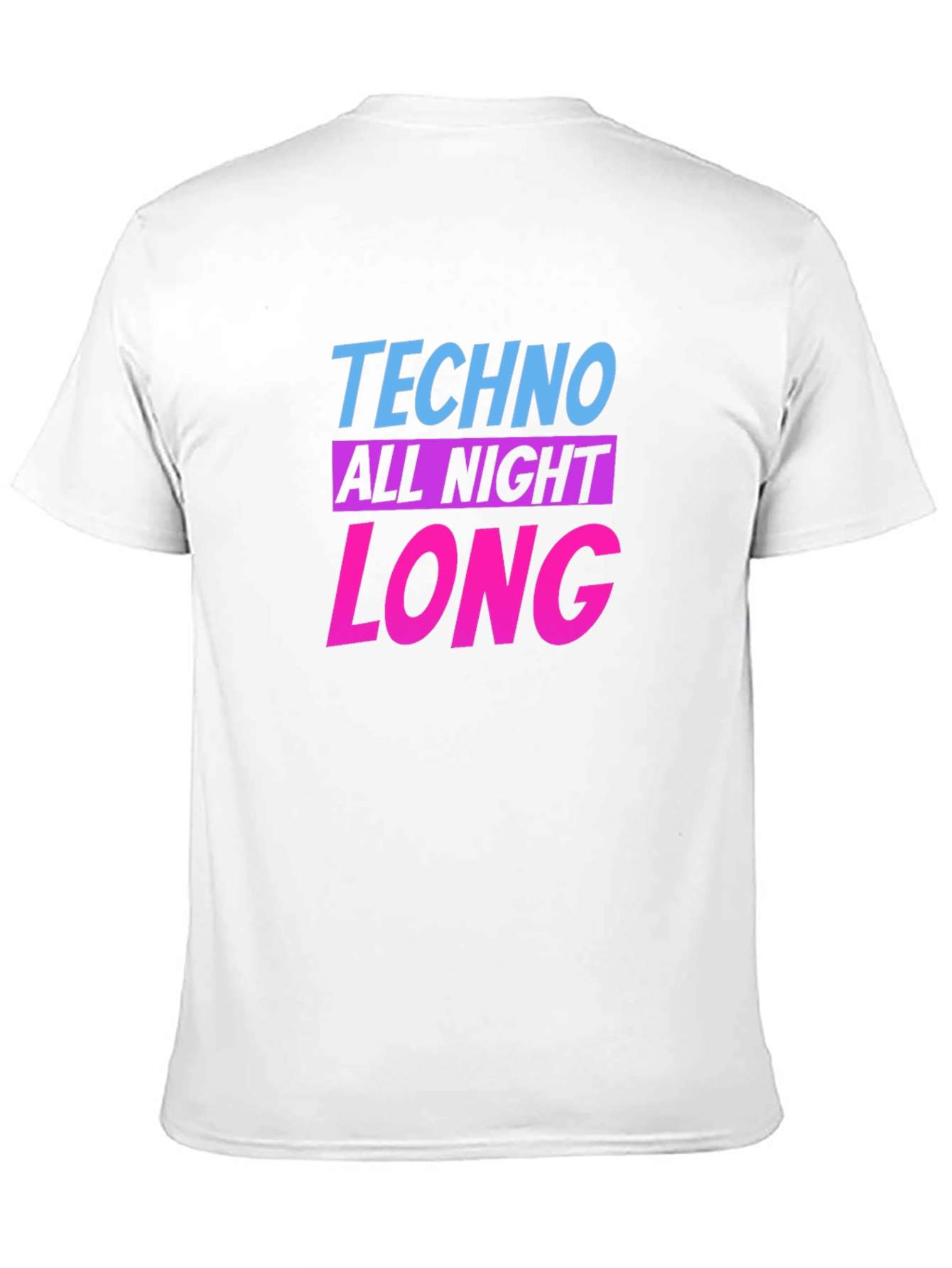 Techno All Night Long Graphic Tee