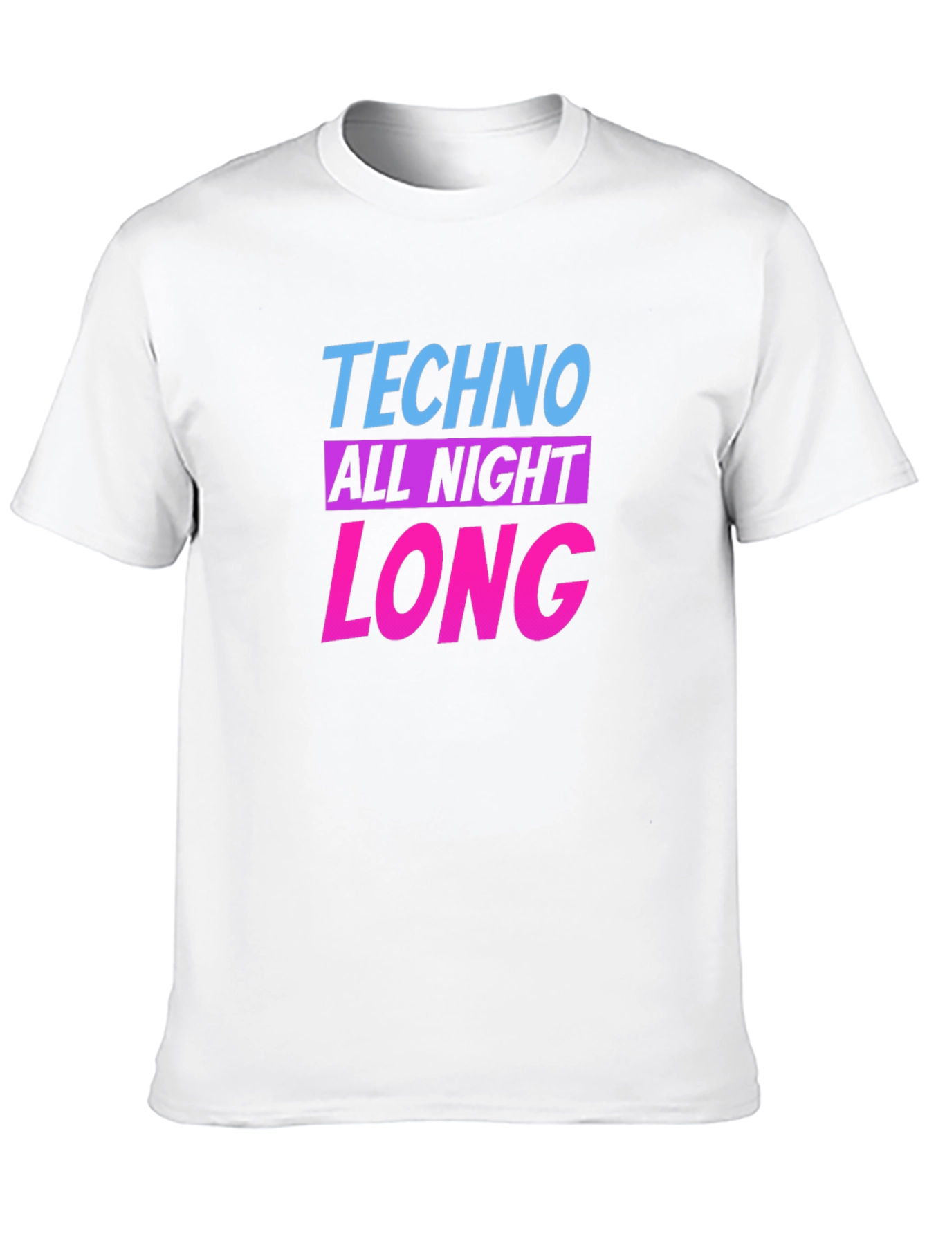 Techno All Night Long Graphic Tee