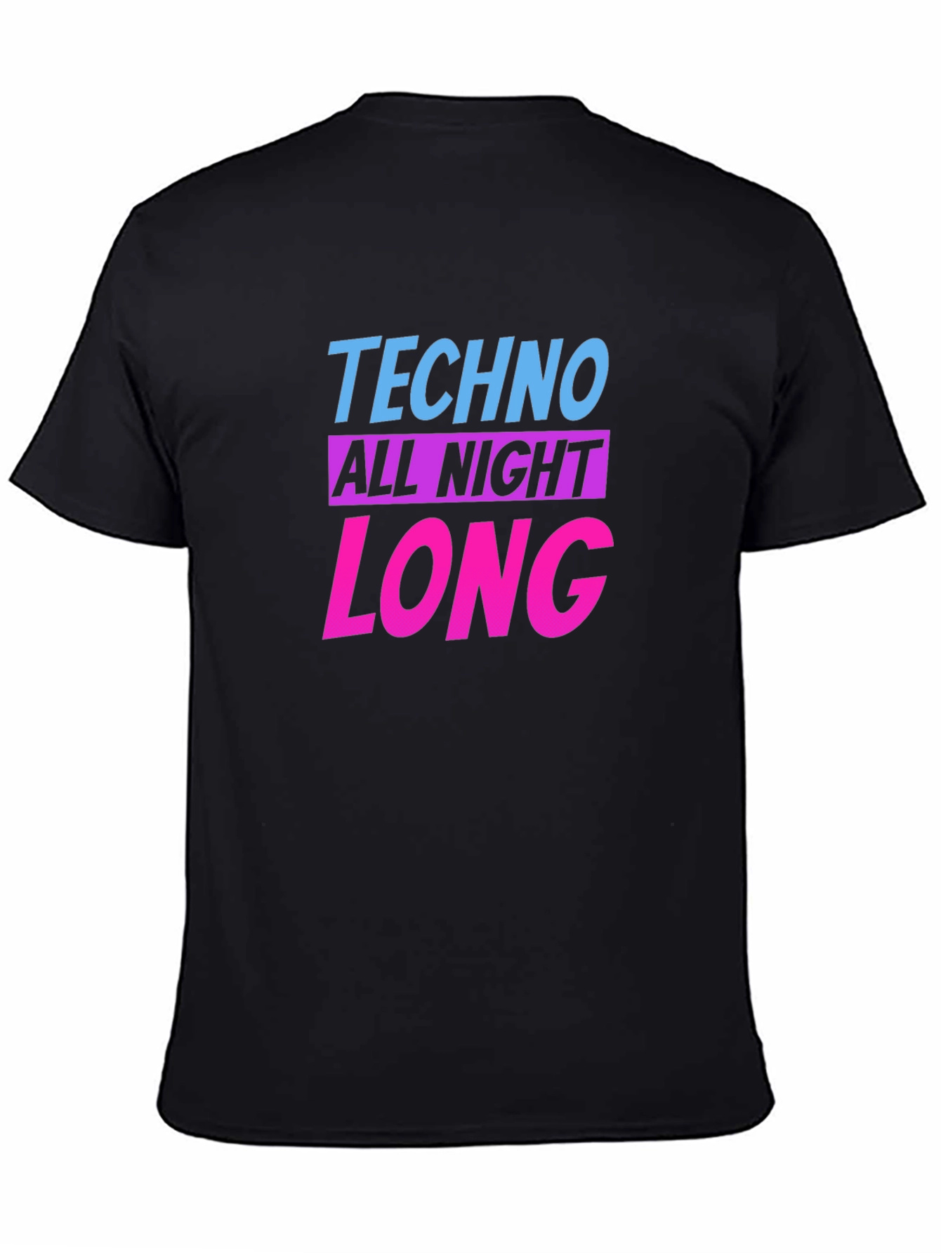 Techno All Night Long Graphic Tee