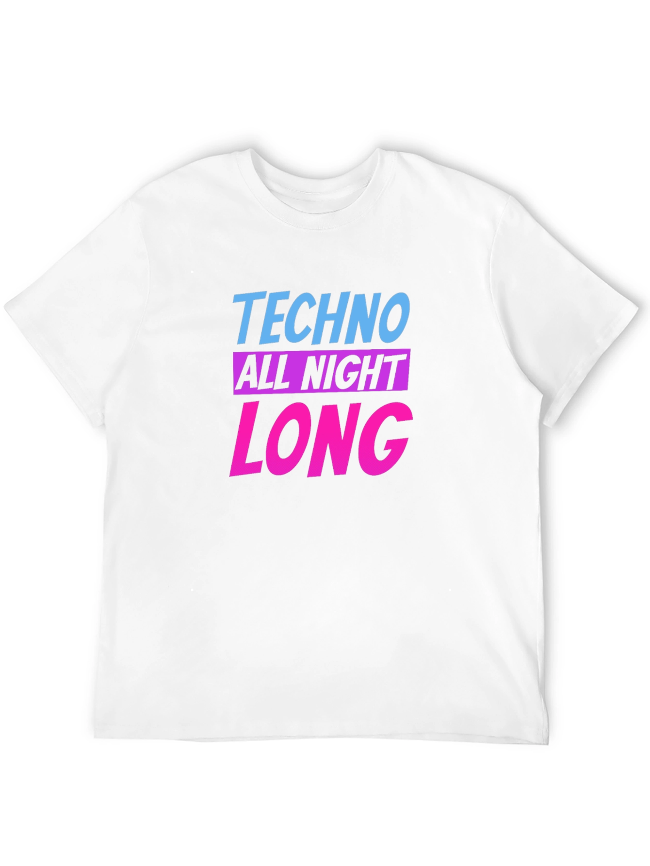 Techno All Night Long Graphic Tee