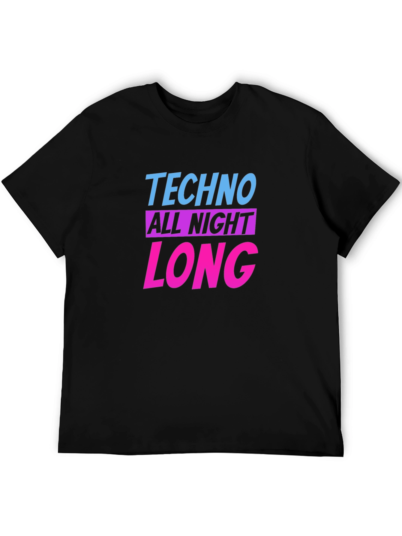Techno All Night Long Graphic Tee