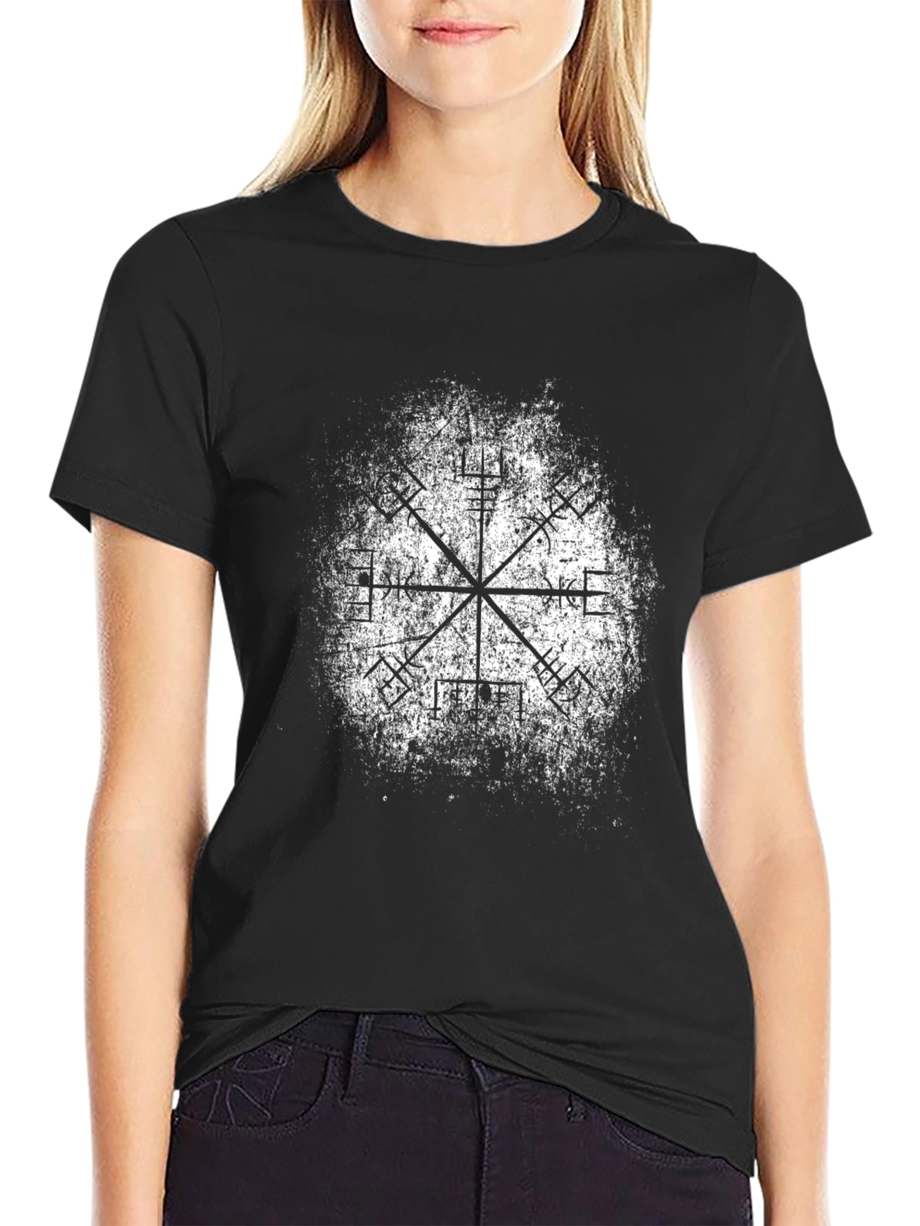 Vegvisir Viking Compass T-Shirt - Black