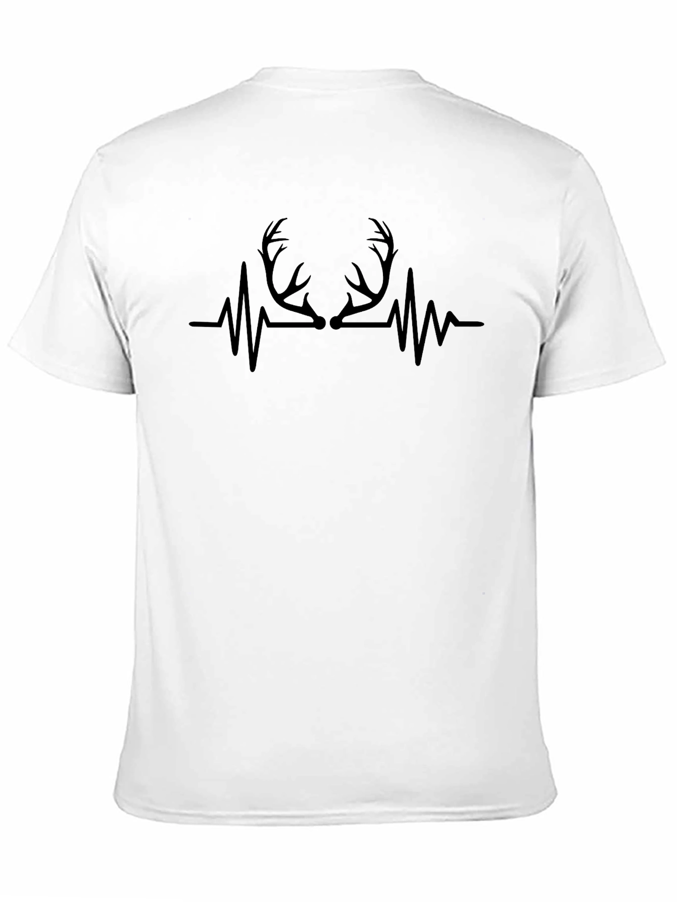 Deer Heartbeat Graphic Tee - Hunting Passion