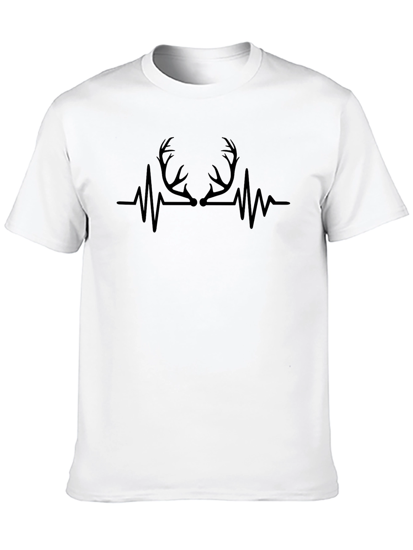 Deer Heartbeat Graphic Tee - Hunting Passion