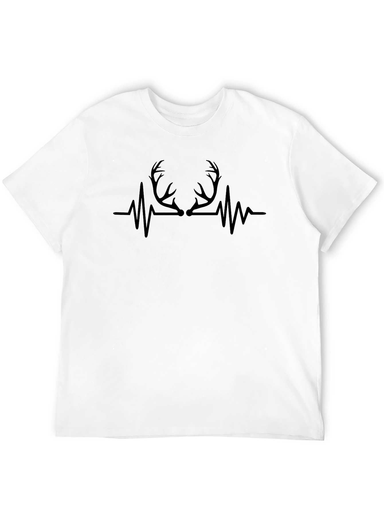 Deer Heartbeat Graphic Tee - Hunting Passion