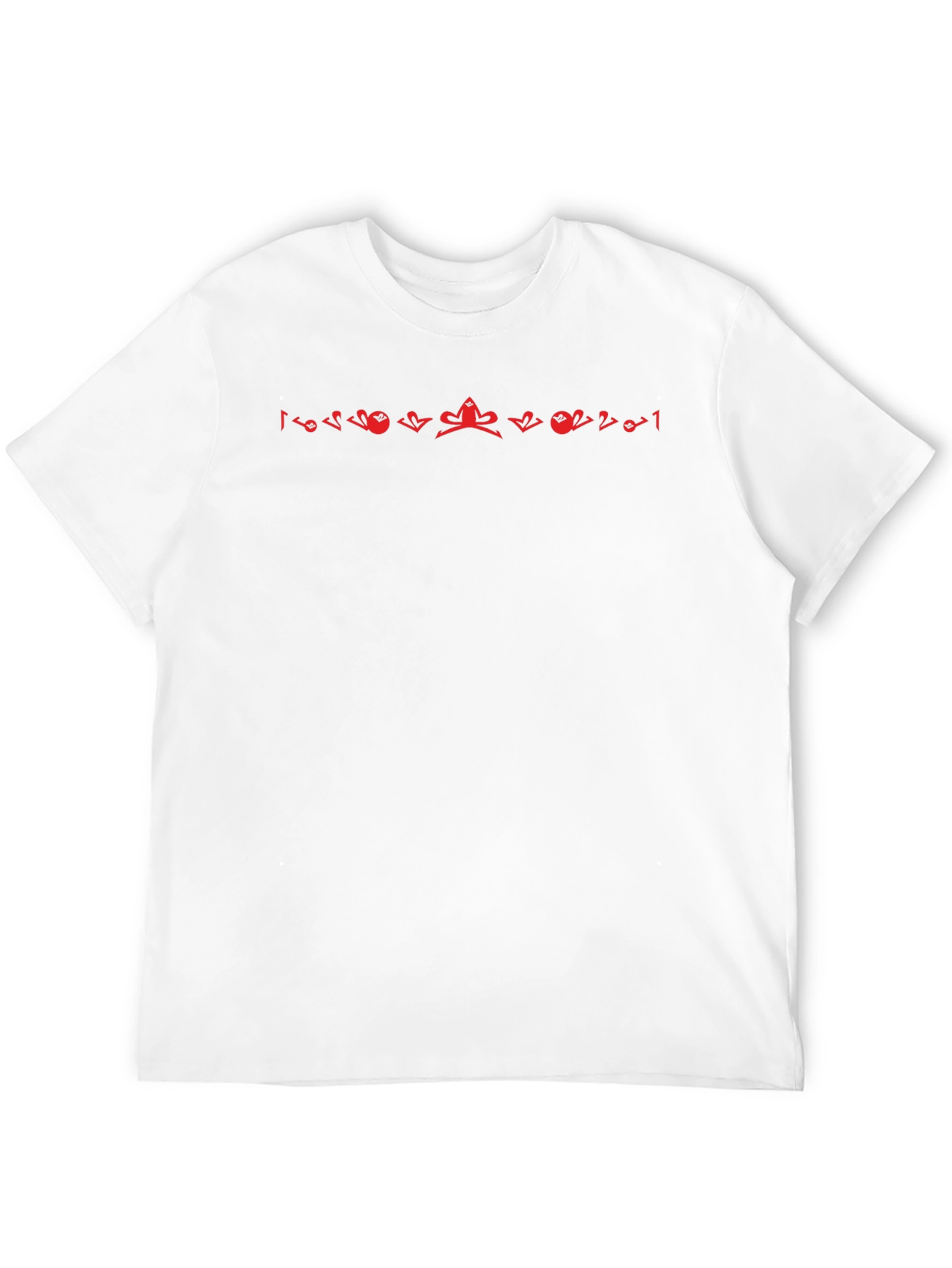 Abstract Print Black T-Shirt