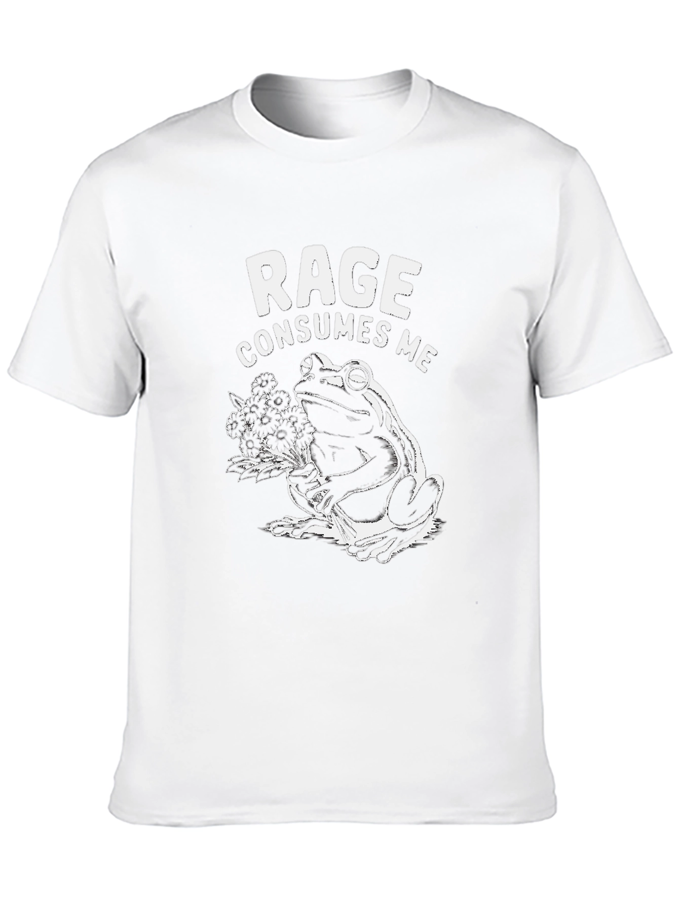 Rage Consumes Me Frog Graphic T-Shirt