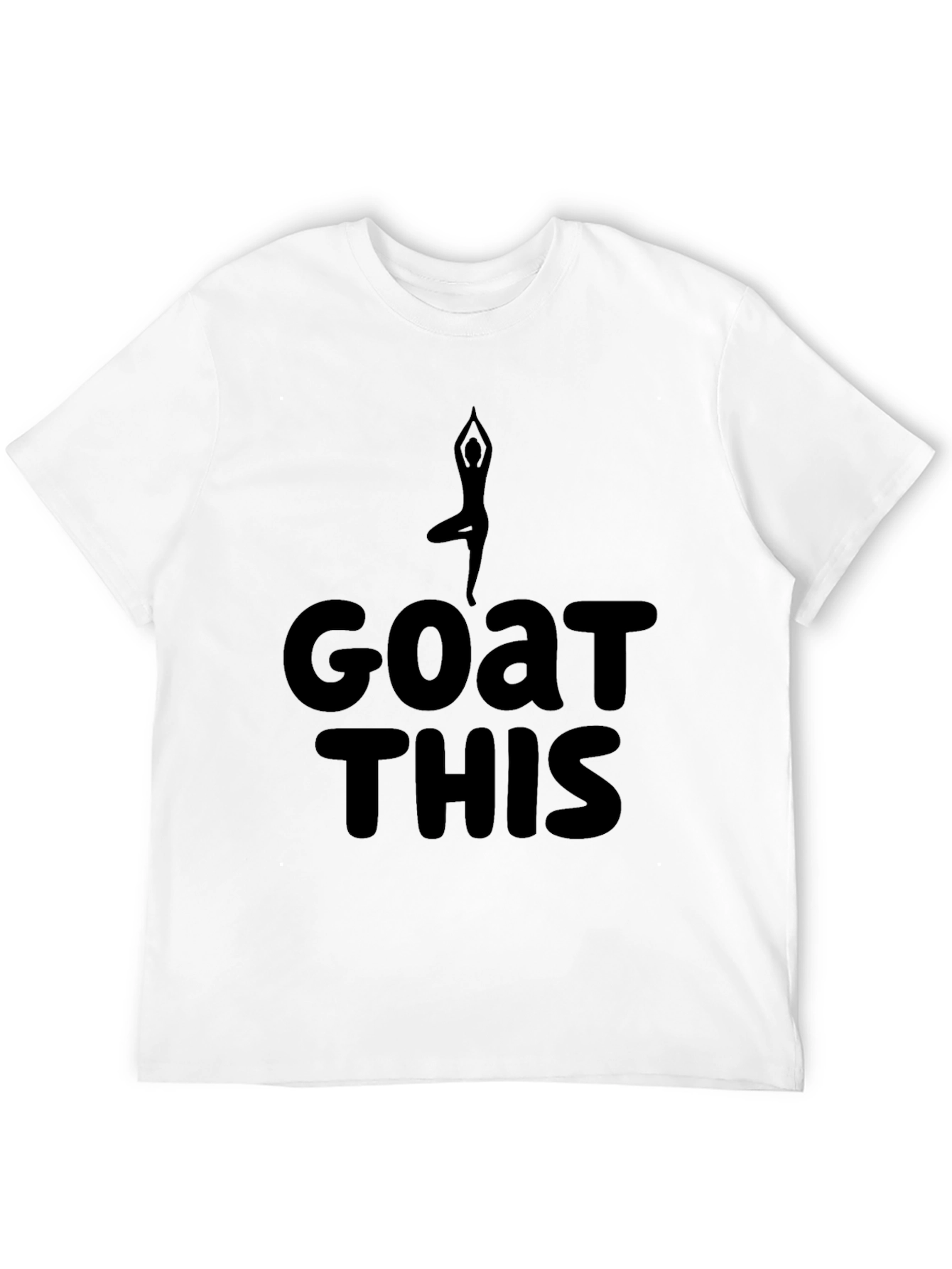 Yoga Goat This T-Shirt - Mens Black Graphic Tee