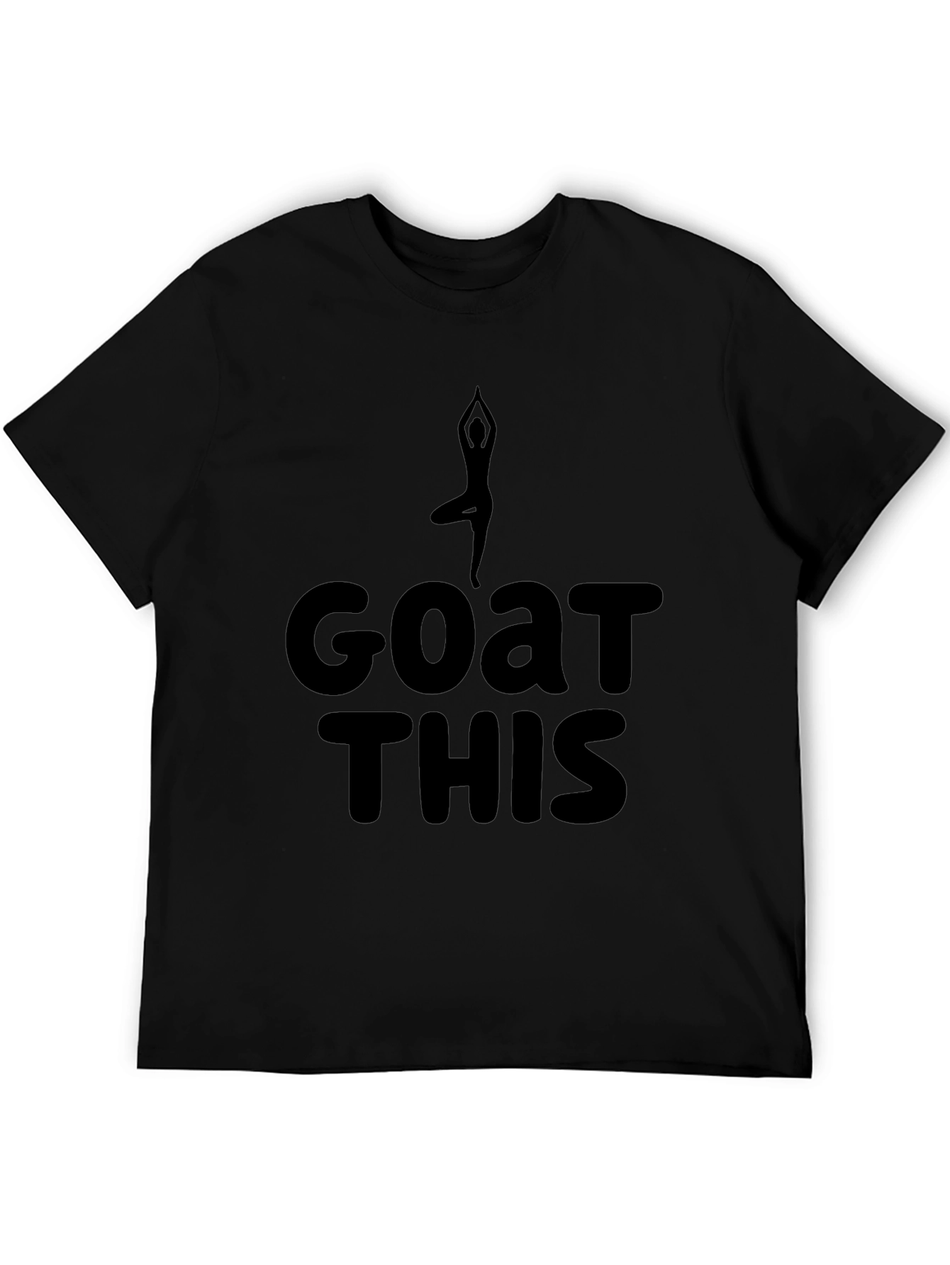Yoga Goat This T-Shirt - Mens Black Graphic Tee
