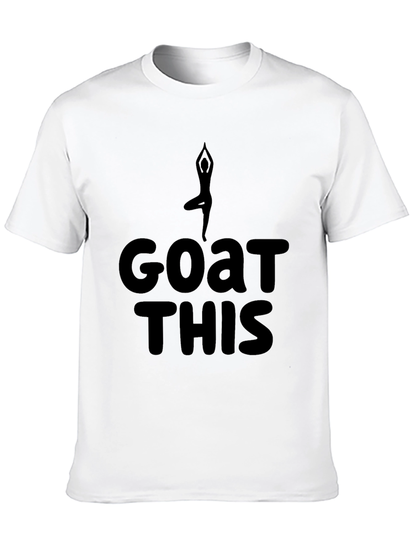Yoga Goat This T-Shirt - Mens Black Graphic Tee