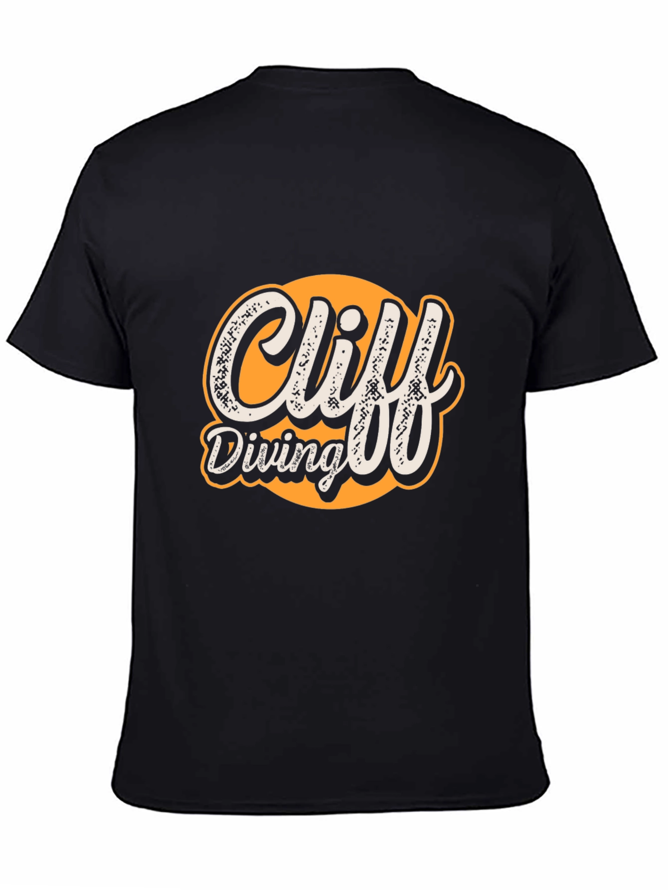 Cliff Diving Graphic Tee - Cool Retro Design