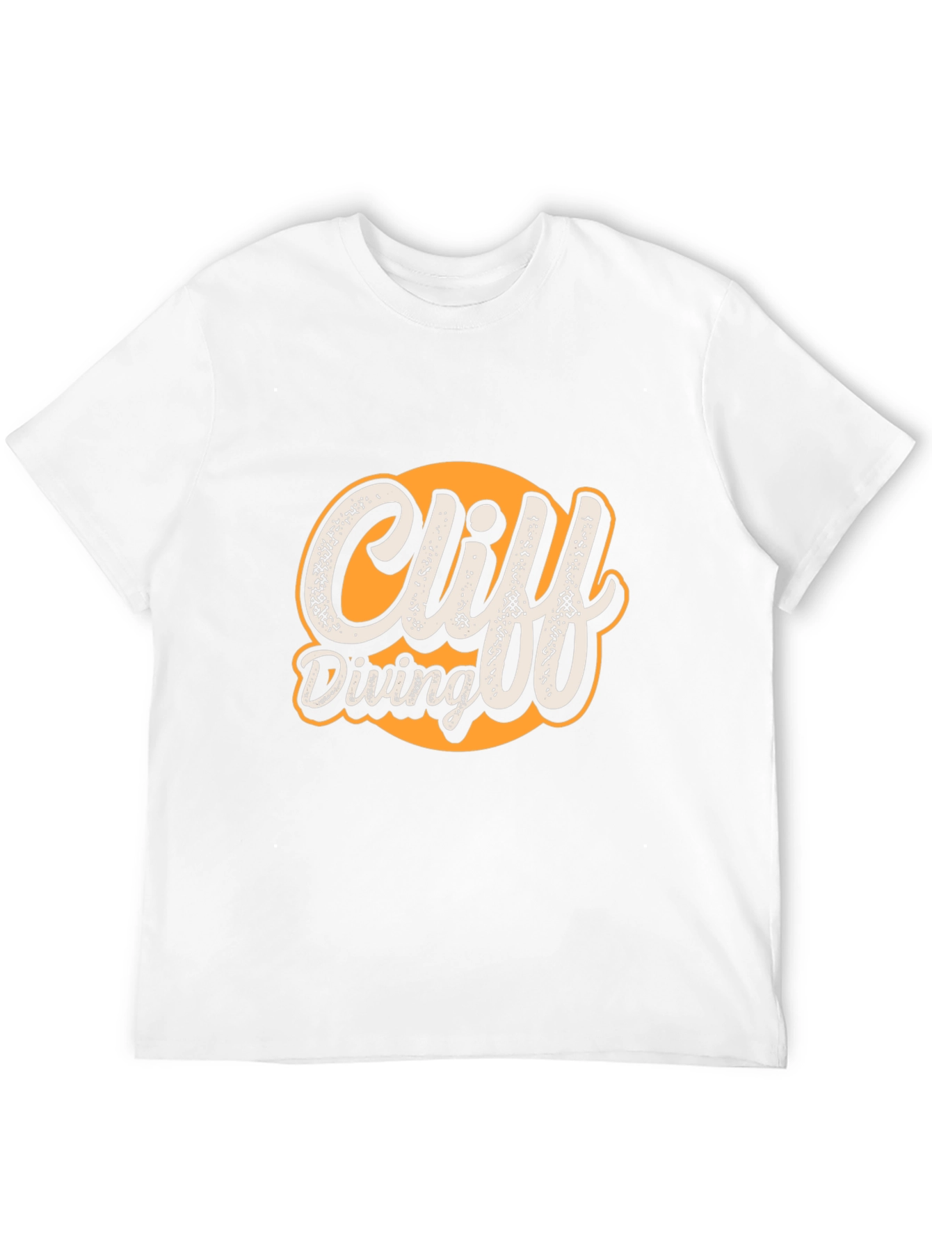 Cliff Diving Graphic Tee - Cool Retro Design