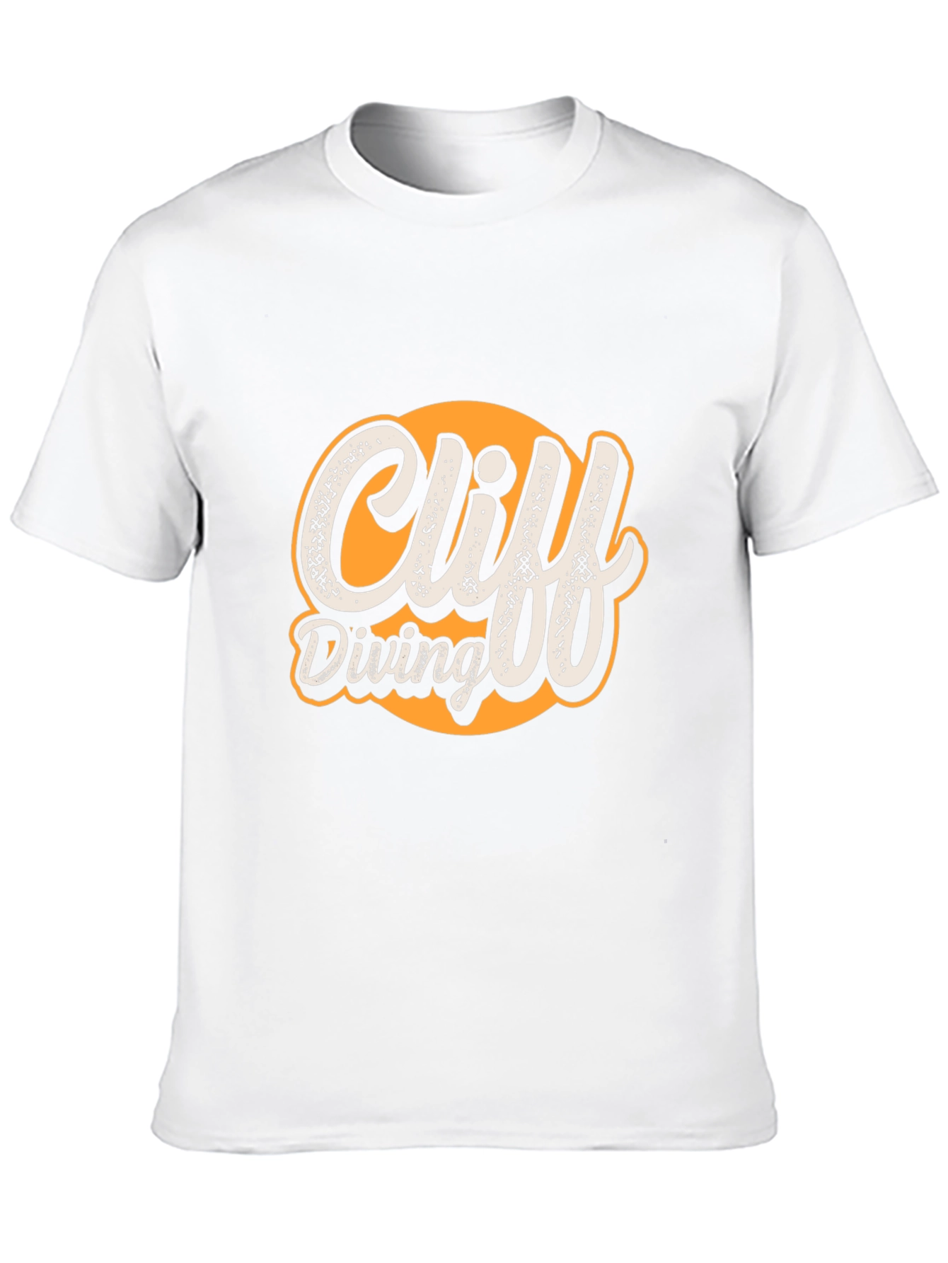 Cliff Diving Graphic Tee - Cool Retro Design