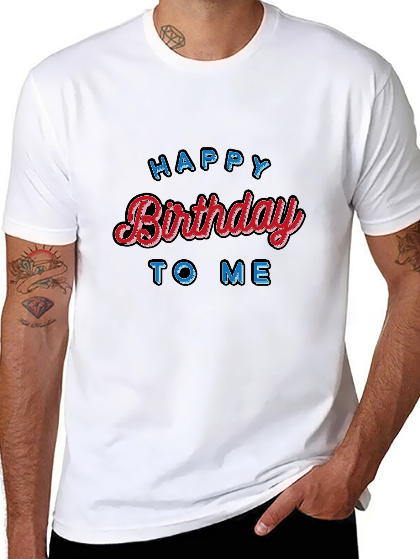 Happy Birthday To Me Black T-Shirt